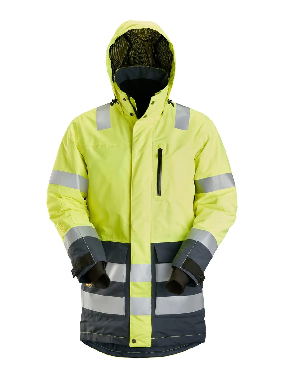 1830&#x20;High&#x20;Vis&#x20;Work&#x20;Jacket&#x20;Waterproof&#x20;AllroundWork&#x20;-&#x20;Snickers