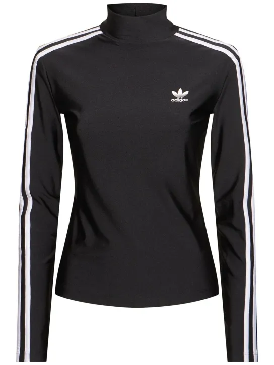 adidas Originals   Adicolor 3 Stripes turtleneck t-shirt 