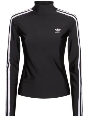 adidas Originals   Adicolor 3 Stripes turtleneck t-shirt 