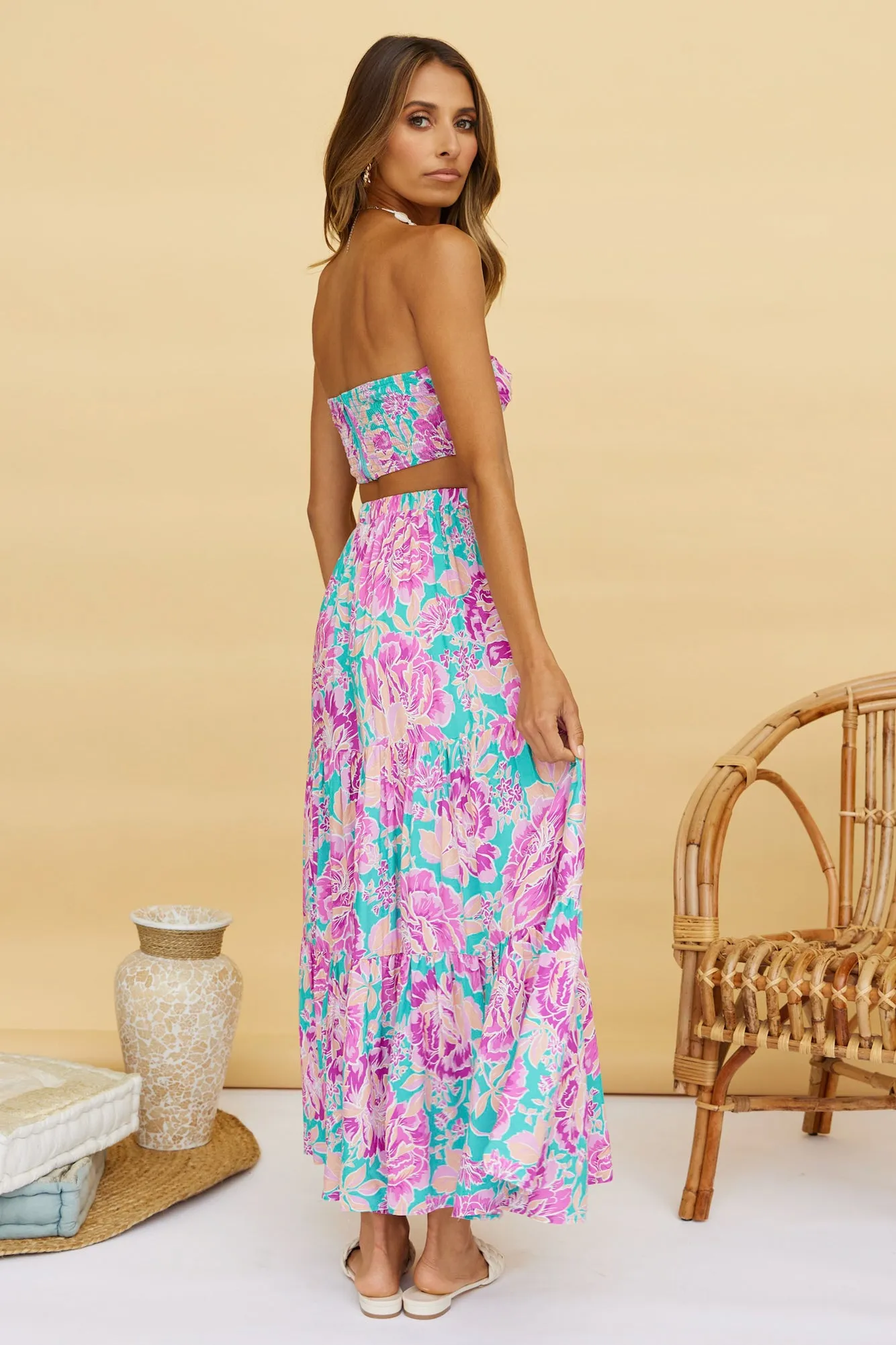 Ashland Maxi Skirt Purple