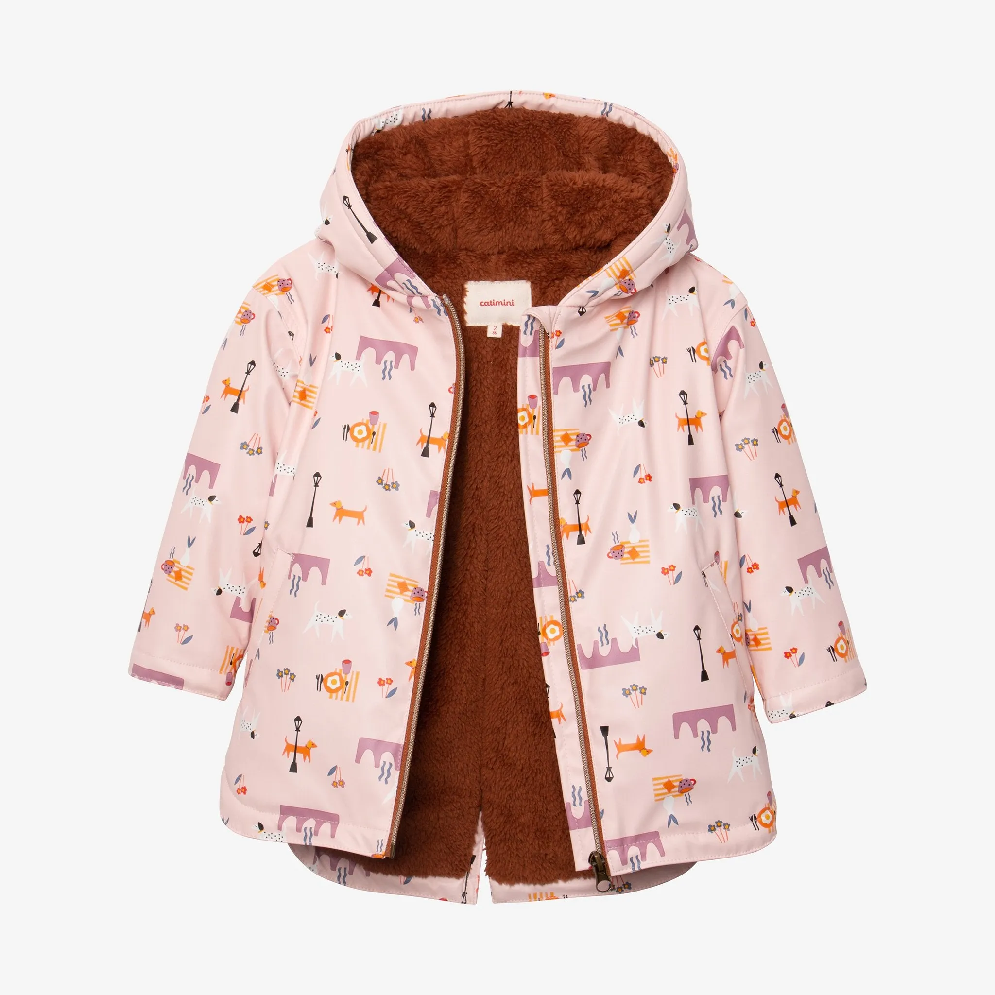 Baby girl parka