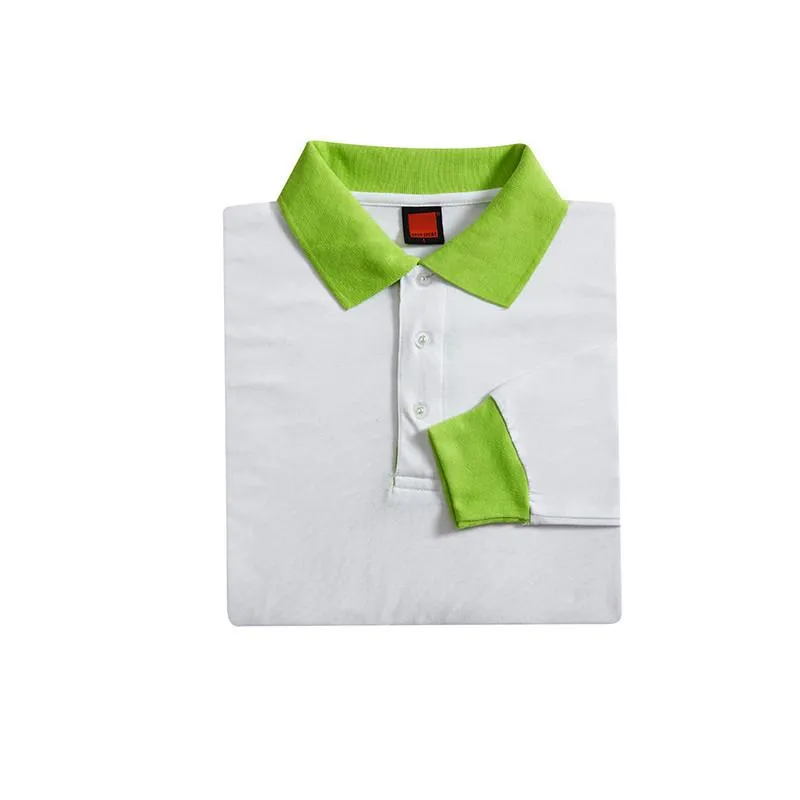 Basic Jersey Unisex Long Sleeve Polo T-shirt
