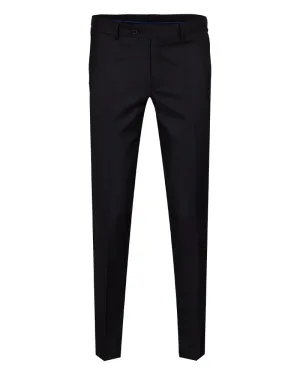 Black Plain Suit Trouser