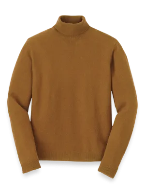 Cashmere Turtleneck Sweater - Brown