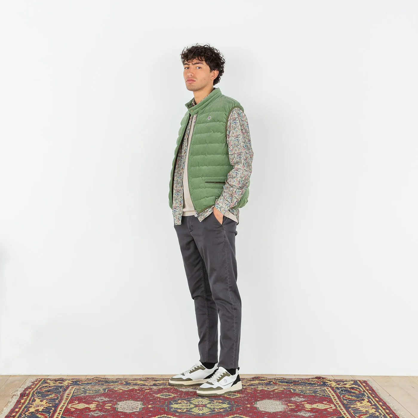 Chino 738 taille élastiquée anthracite