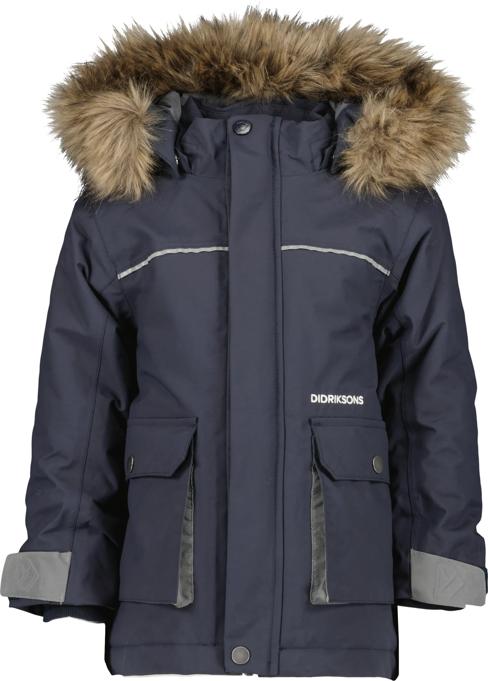 Didriksons Kids&#x27; Kure Parka 6 Navy | Buy Didriksons Kids&#x27; Kure Parka 6 Navy here | Outnorth
