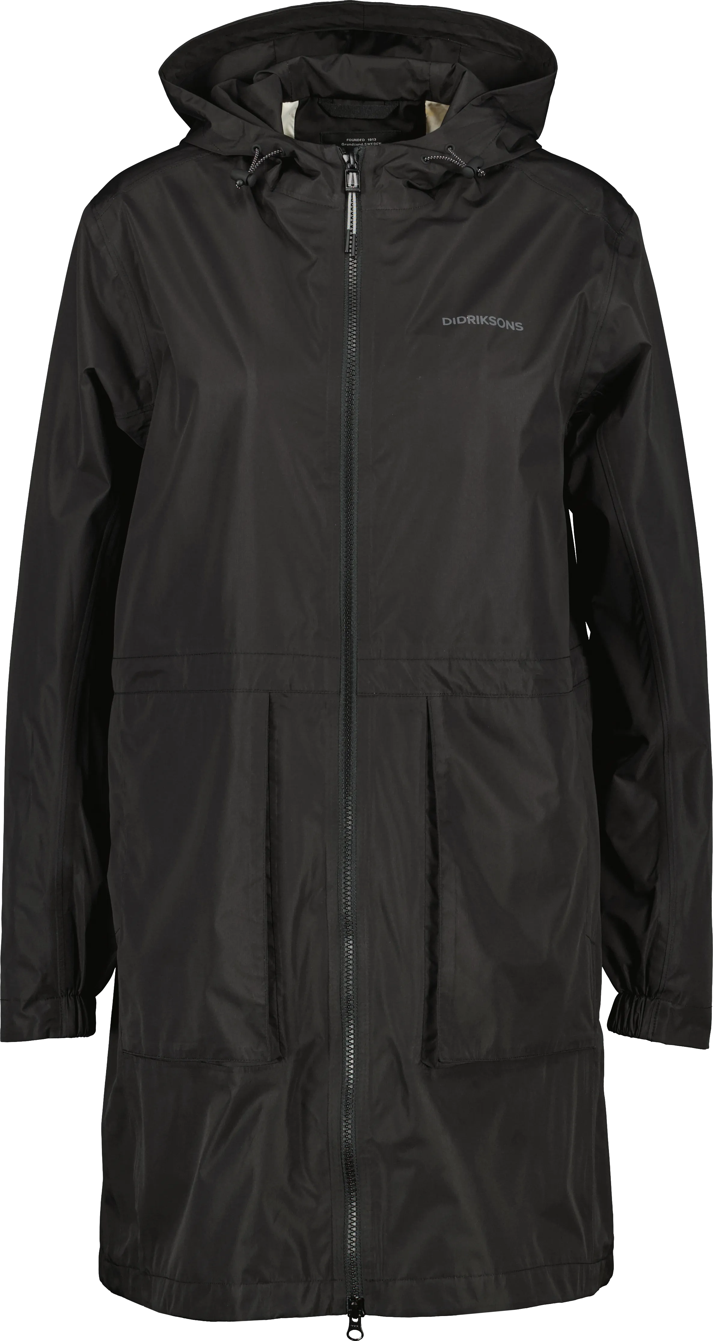 Didriksons Women&#x27;s Bella Parka 2 Black | Buy Didriksons Women&#x27;s Bella Parka 2 Black here | Outnorth