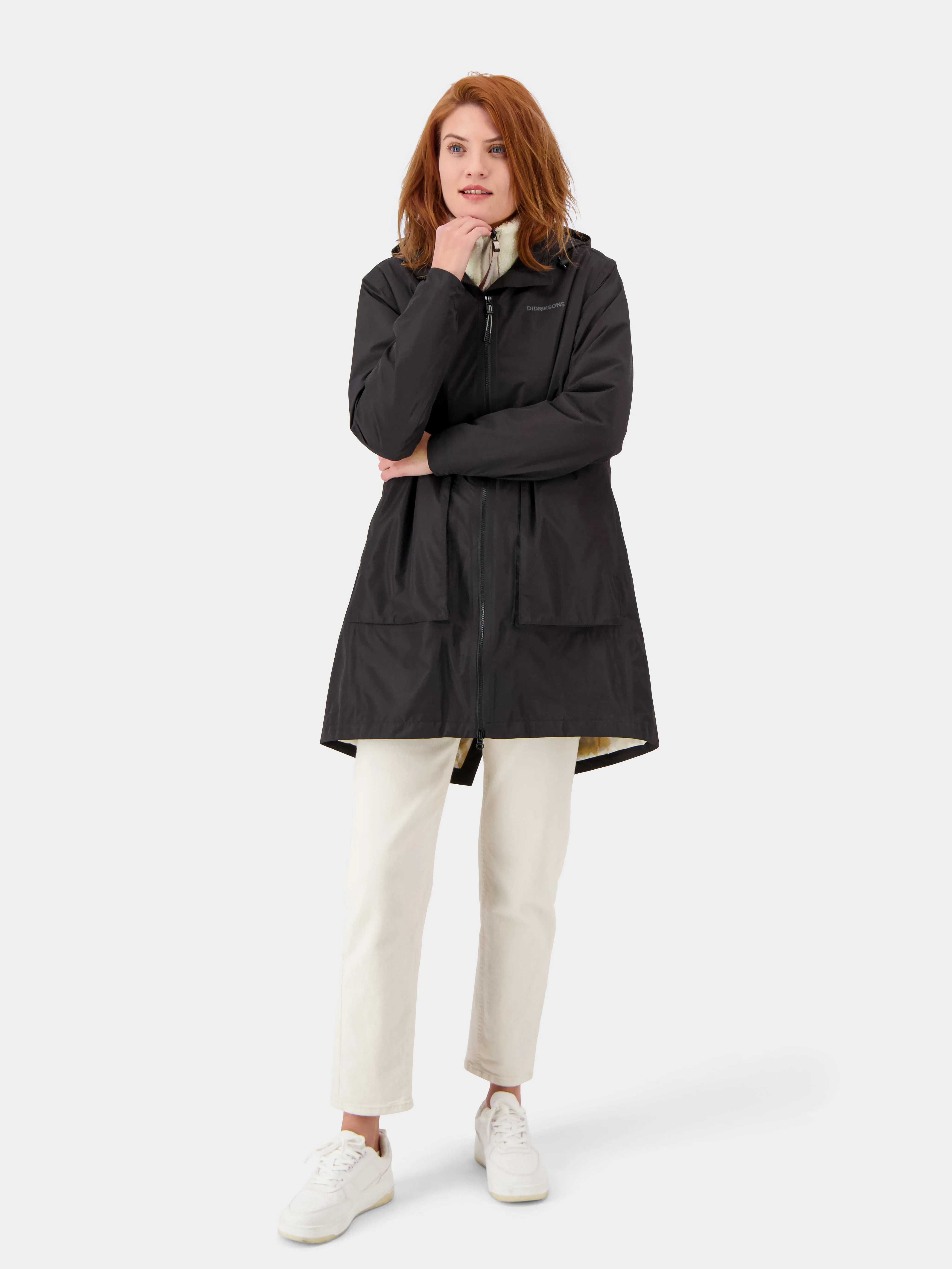 Didriksons Women&#x27;s Bella Parka 2 Black | Buy Didriksons Women&#x27;s Bella Parka 2 Black here | Outnorth