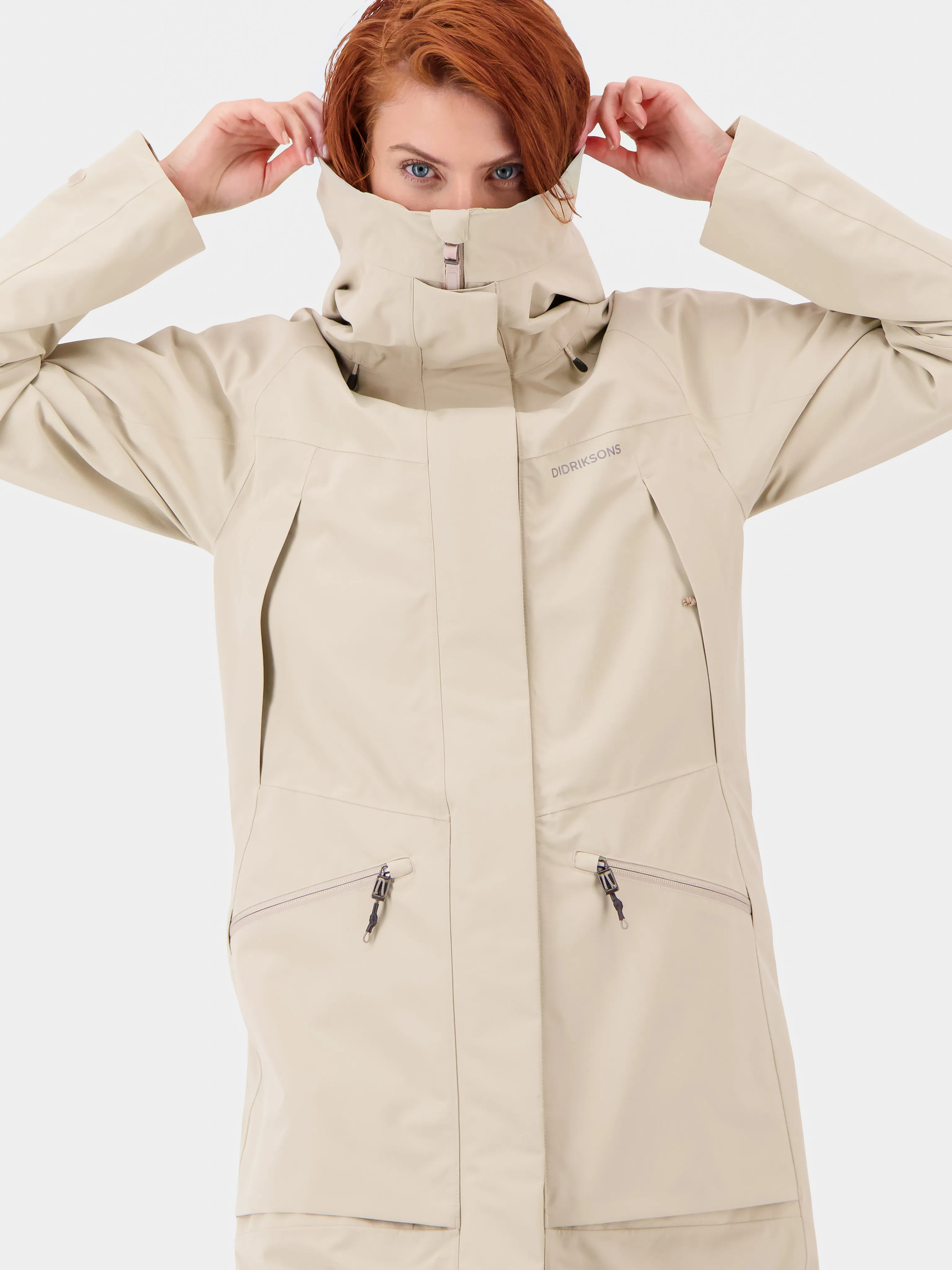 Didriksons Women&#x27;s Ilma Parka 7 Clay Beige | Buy Didriksons Women&#x27;s Ilma Parka 7 Clay Beige here | Outnorth