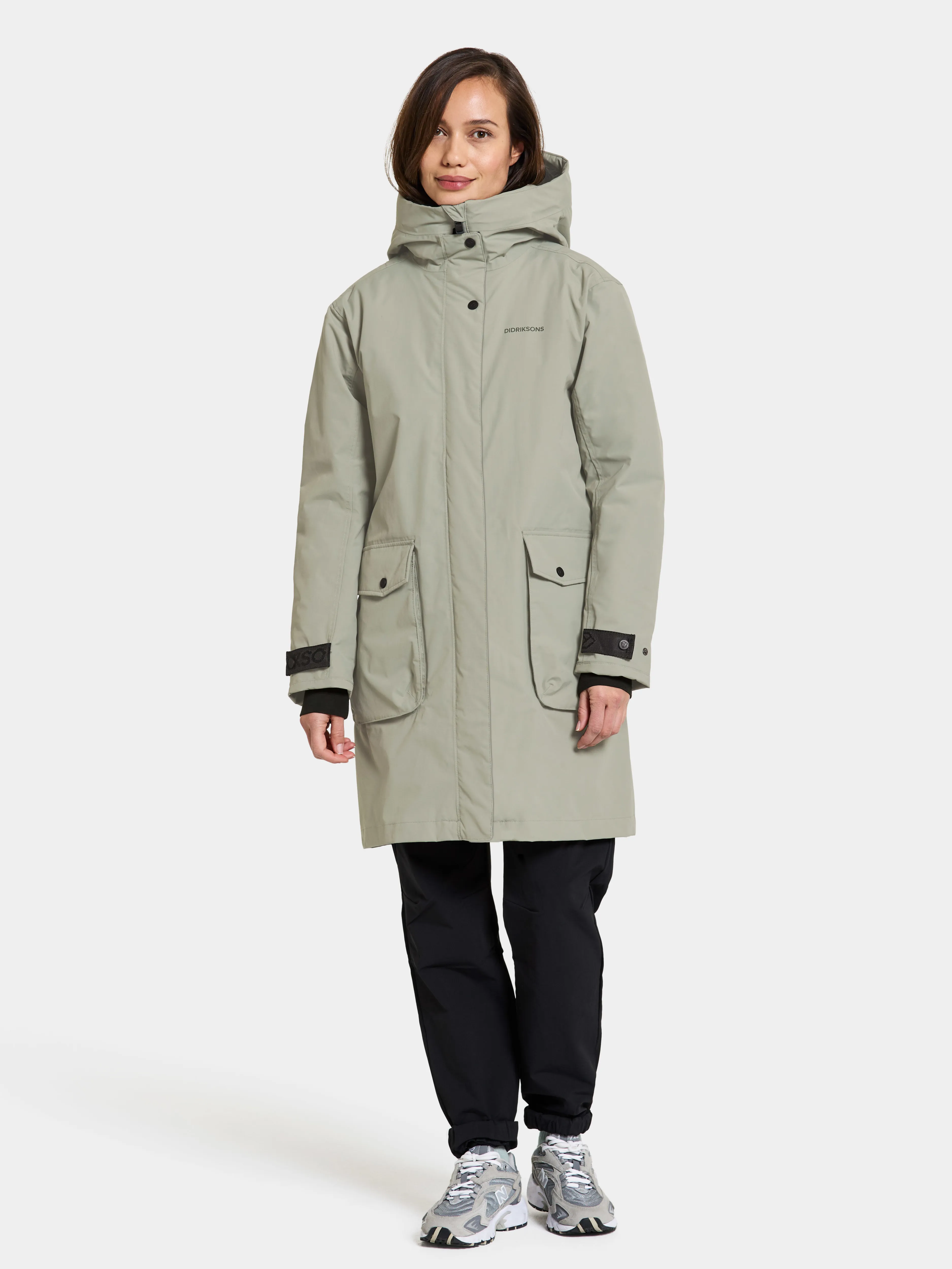 Didriksons Women&#x27;s Ilsa Parka Wilted Leaf | Buy Didriksons Women&#x27;s Ilsa Parka Wilted Leaf here | Outnorth