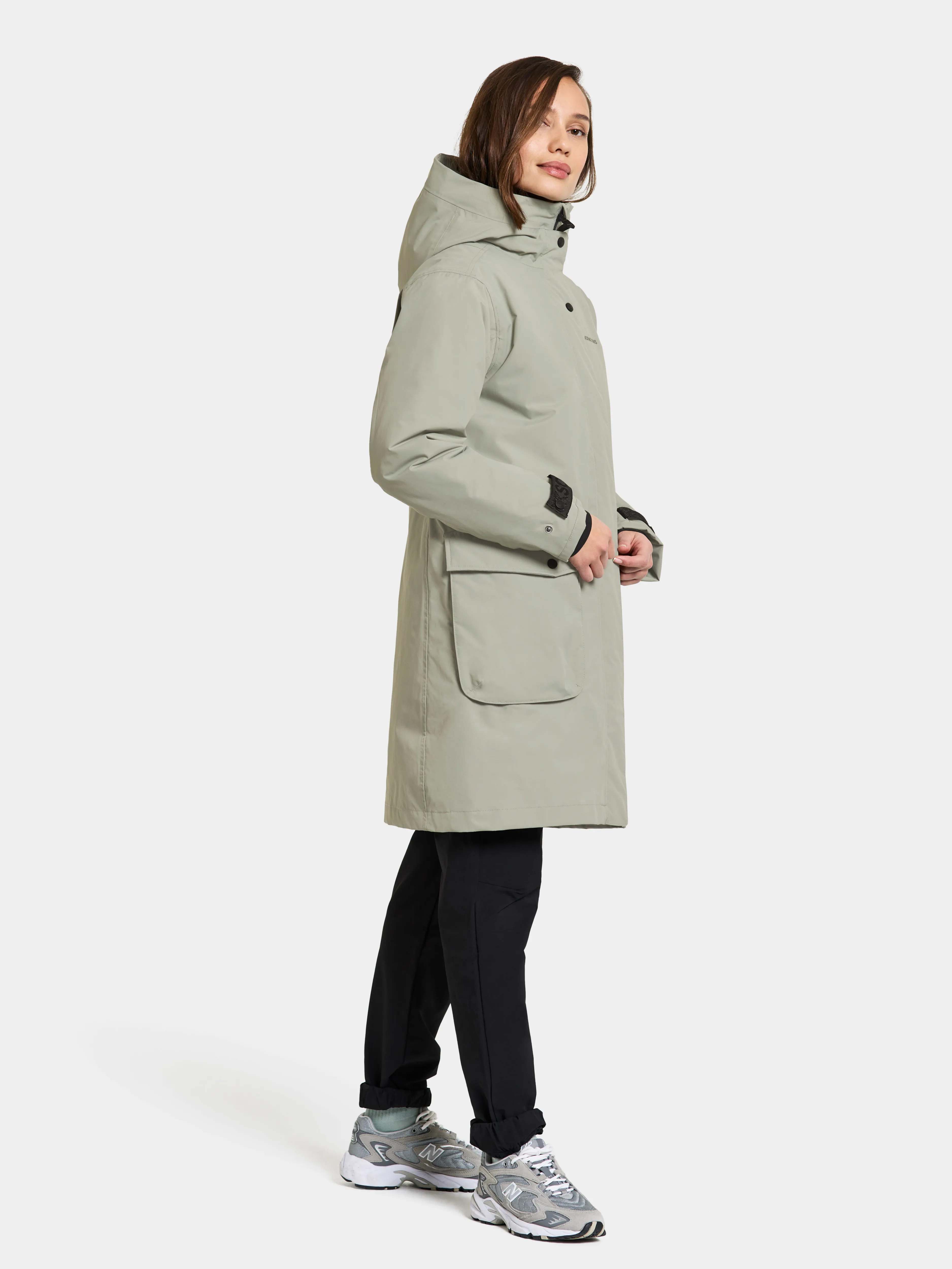 Didriksons Women&#x27;s Ilsa Parka Wilted Leaf | Buy Didriksons Women&#x27;s Ilsa Parka Wilted Leaf here | Outnorth