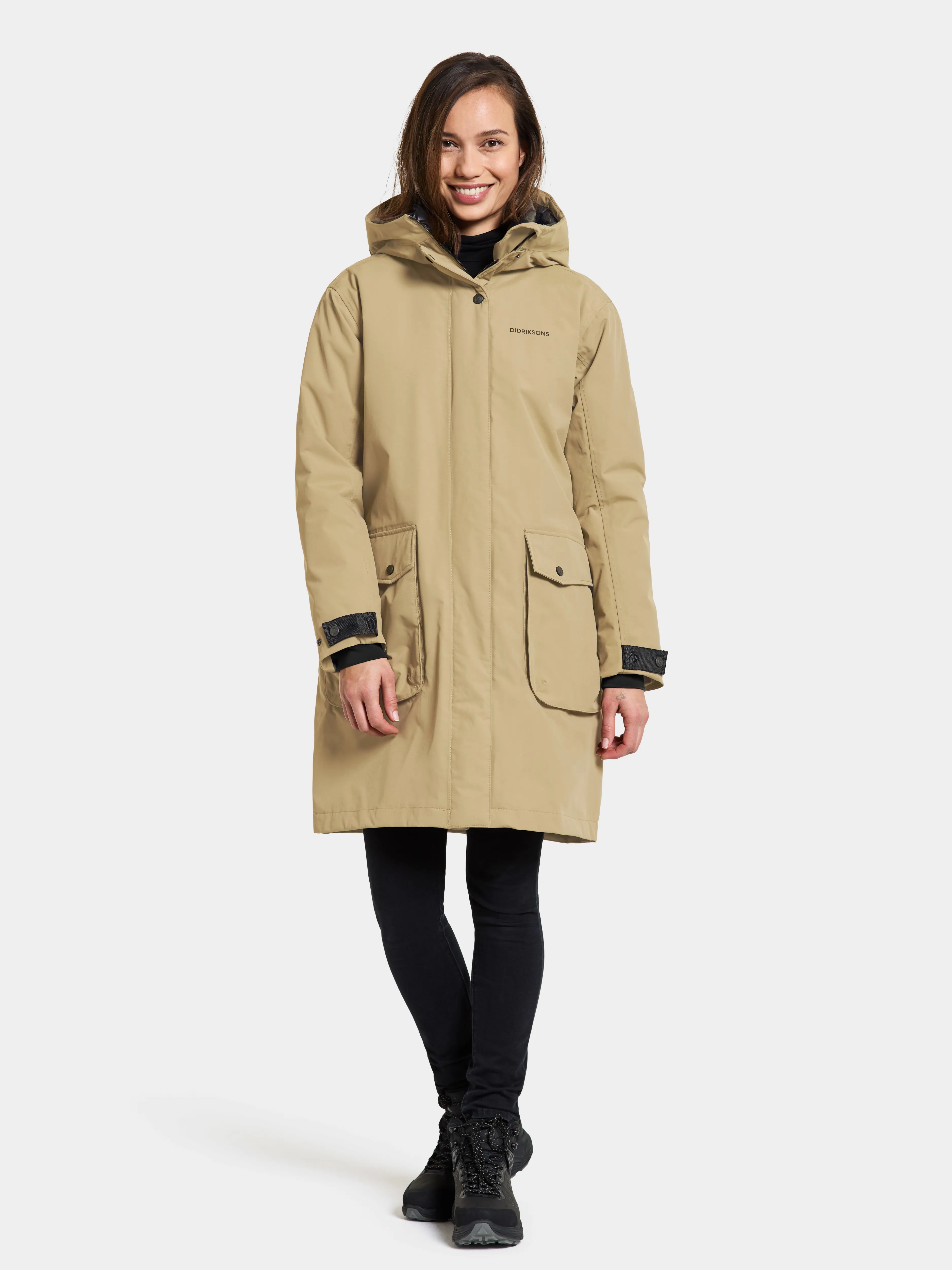 Didriksons Women&#x27;s Ilsa Parka Wood | Buy Didriksons Women&#x27;s Ilsa Parka Wood here | Outnorth