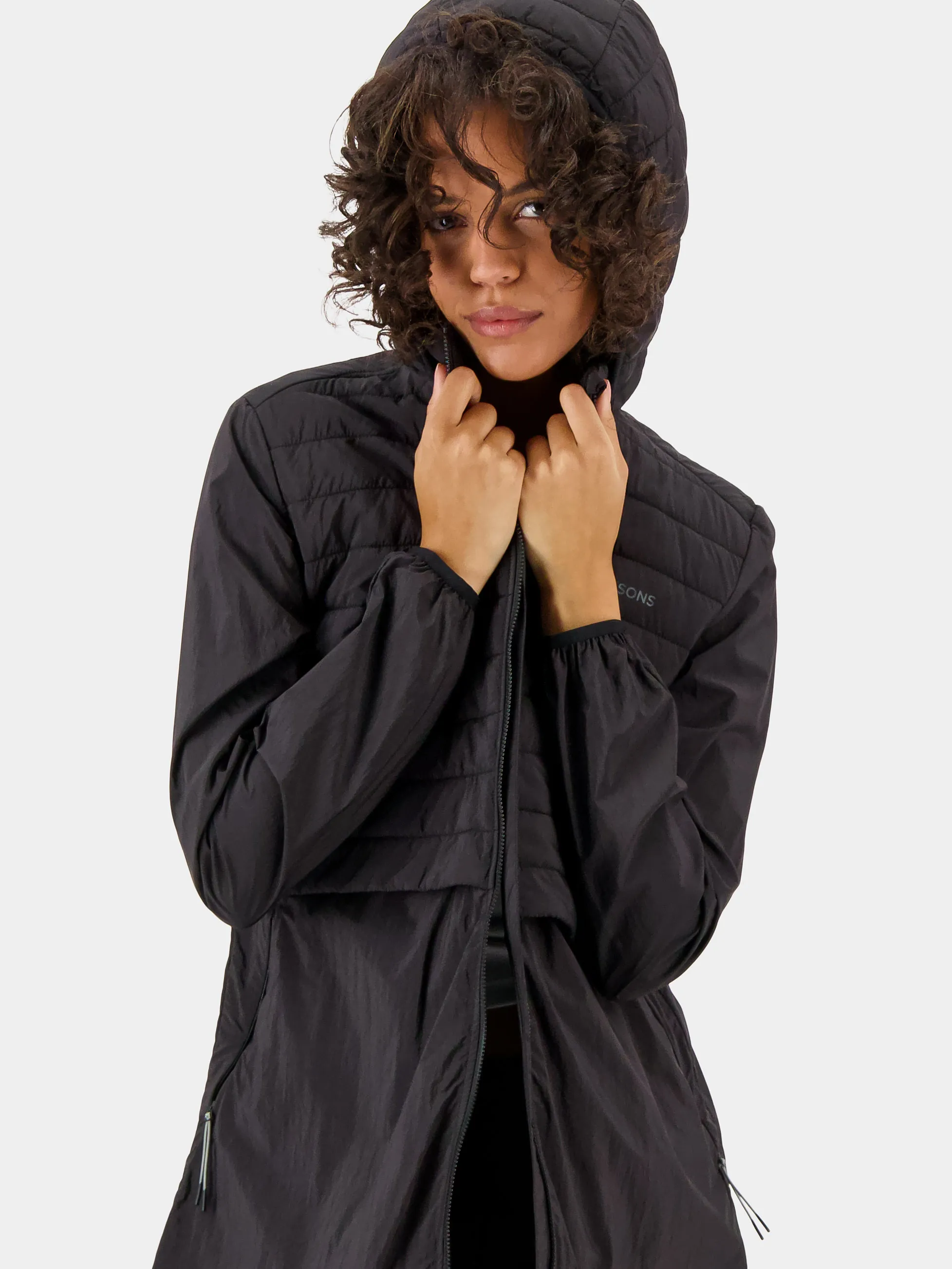 Didriksons Women&#x27;s Isabella Parka 2 Black | Buy Didriksons Women&#x27;s Isabella Parka 2 Black here | Outnorth