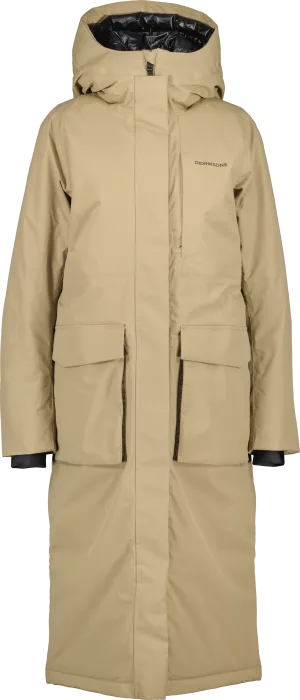 Didriksons Women&#x27;s Leya Parka Long 3 Wood | Buy Didriksons Women&#x27;s Leya Parka Long 3 Wood here | Outnorth