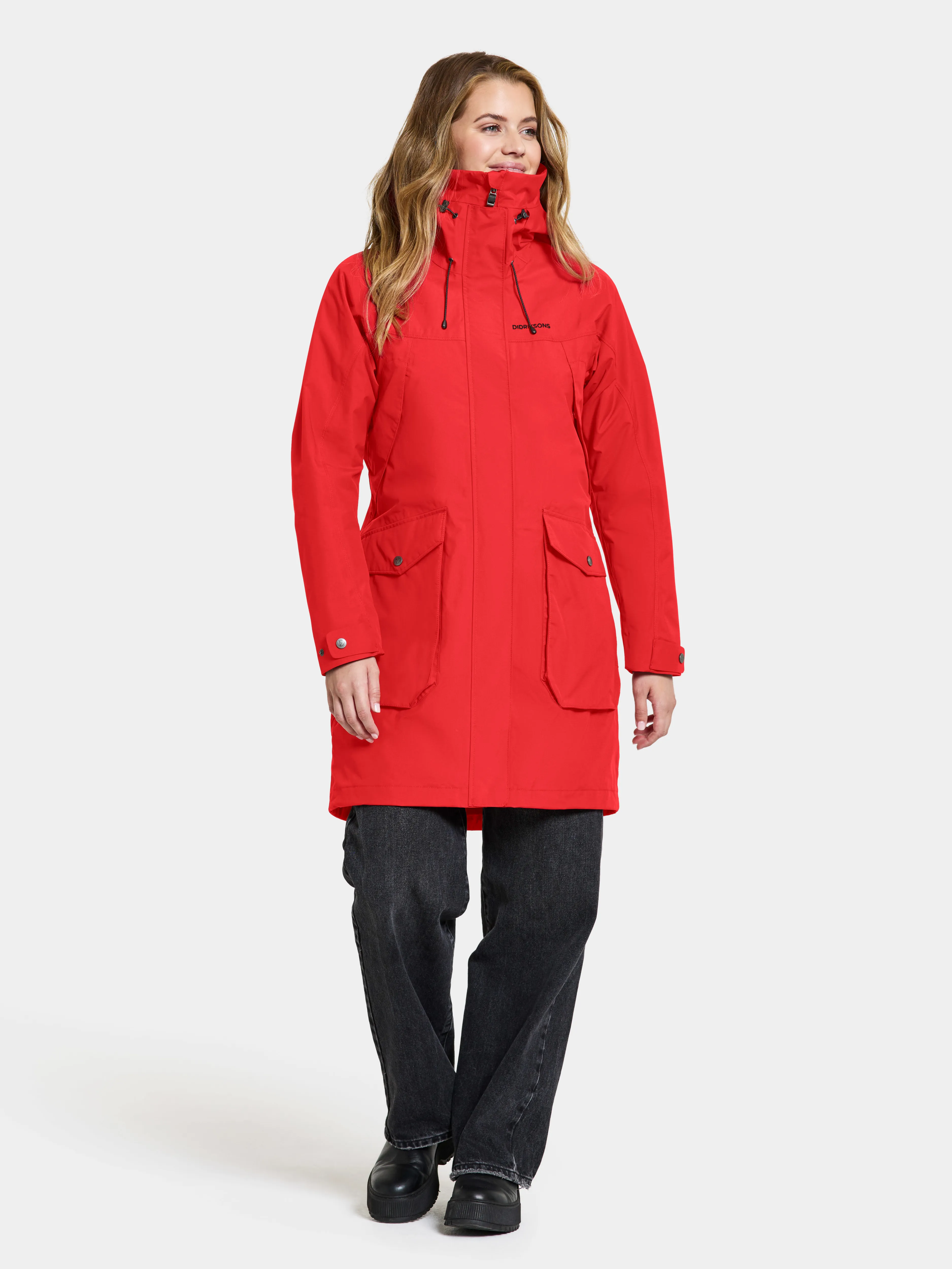 Didriksons Women&#x27;s Thelma Parka 10 Pomme Red | Buy Didriksons Women&#x27;s Thelma Parka 10 Pomme Red here | Outnorth