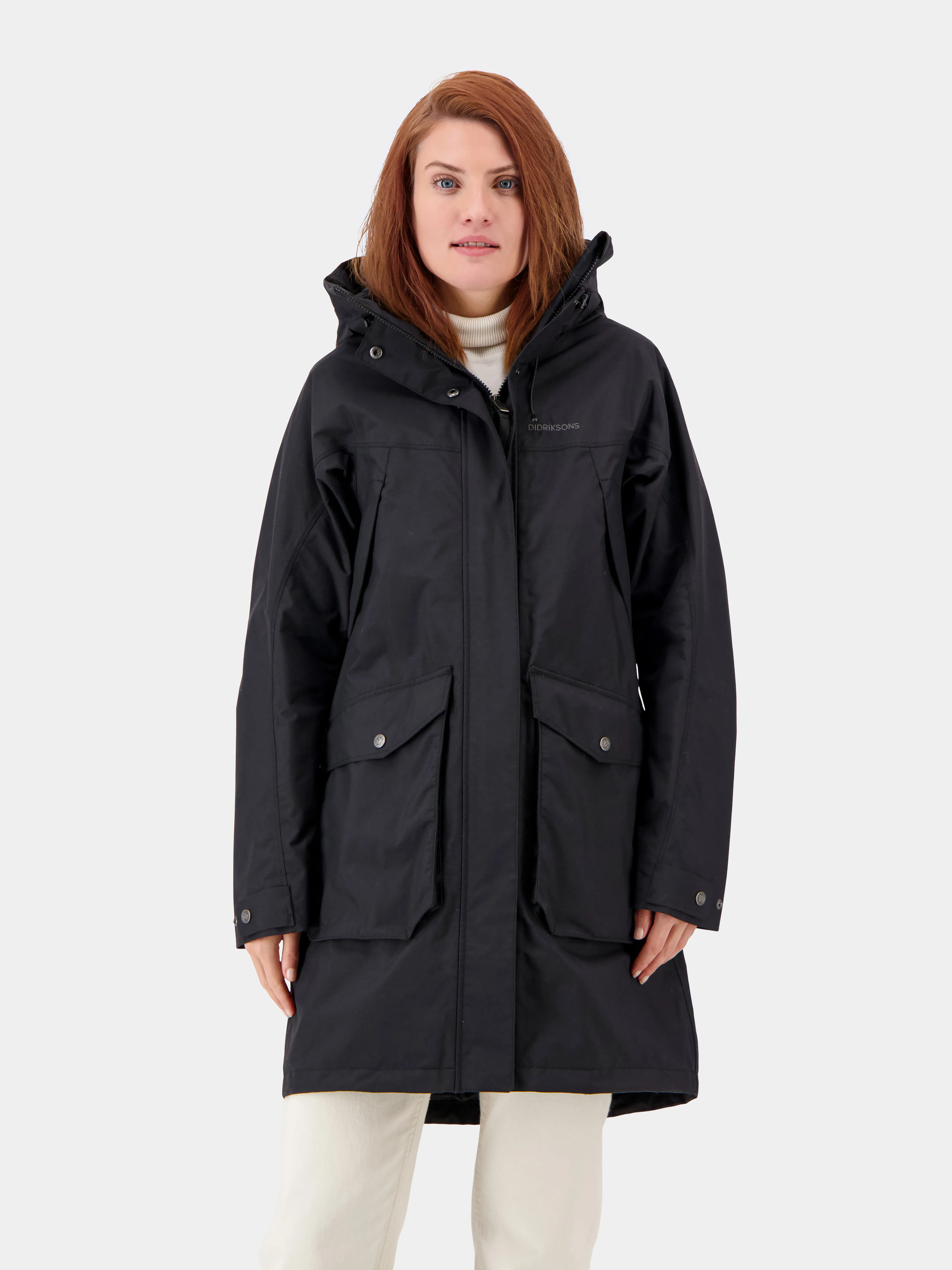 Didriksons Women&#x27;s Thelma Parka 9 Black | Buy Didriksons Women&#x27;s Thelma Parka 9 Black here | Outnorth