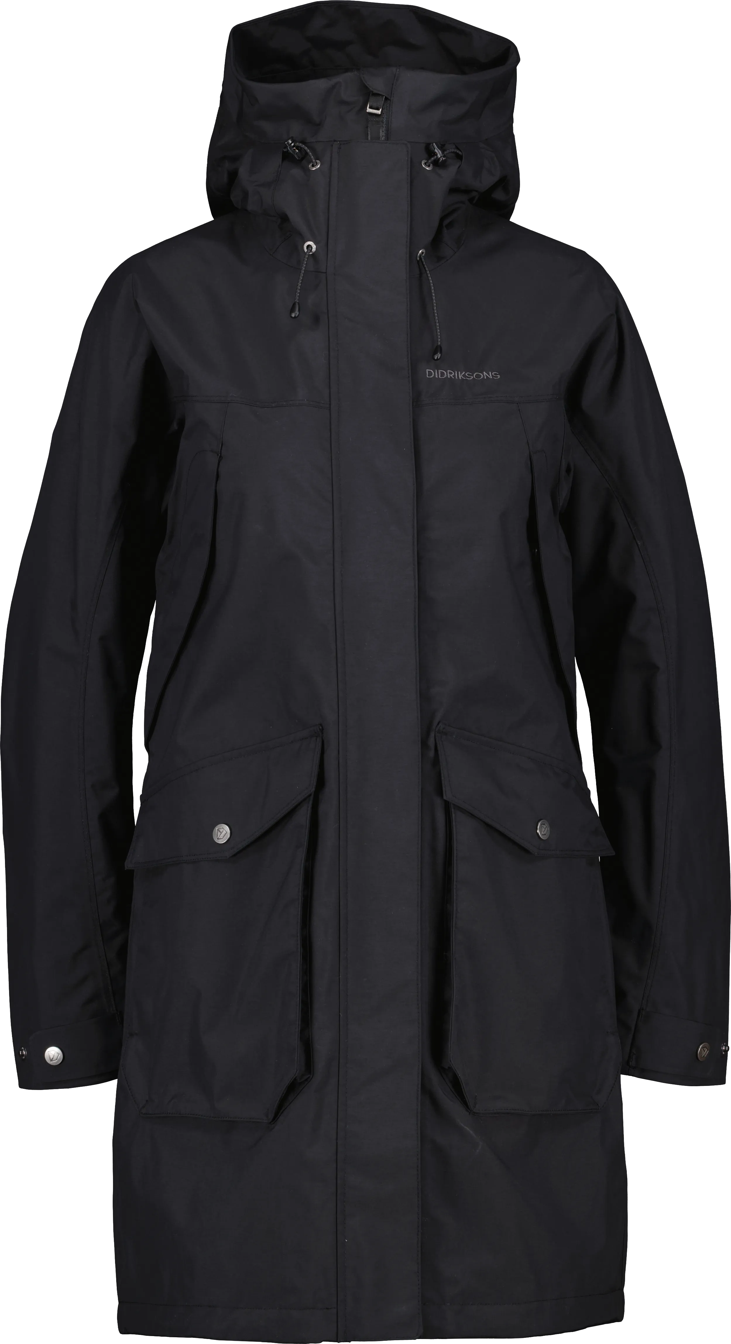 Didriksons Women&#x27;s Thelma Parka 9 Black | Buy Didriksons Women&#x27;s Thelma Parka 9 Black here | Outnorth