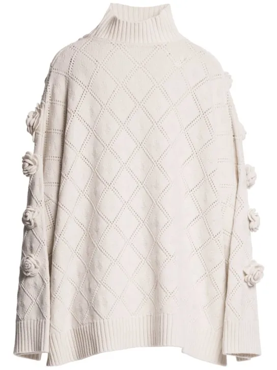 Elie Saab   Wool &amp; cashmere turtleneck sweater 