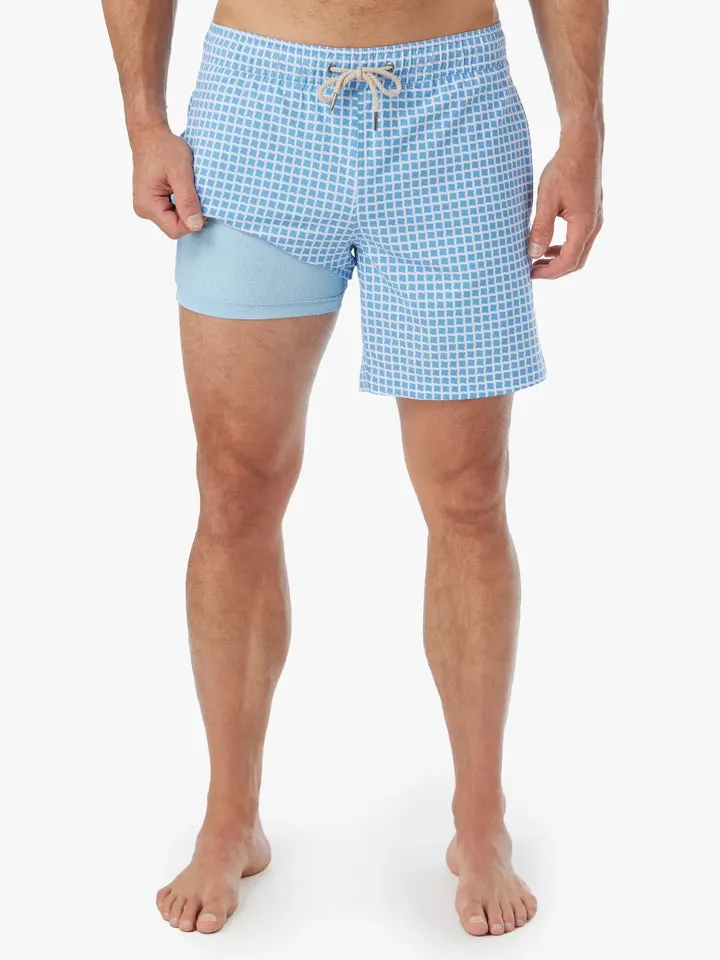 Fair Harbor Bayberry Trunk-Blue Tiles