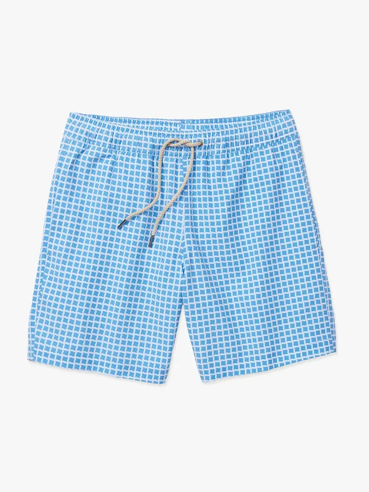 Fair Harbor Bayberry Trunk-Blue Tiles