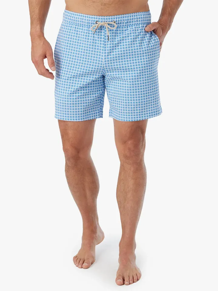 Fair Harbor Bayberry Trunk-Blue Tiles