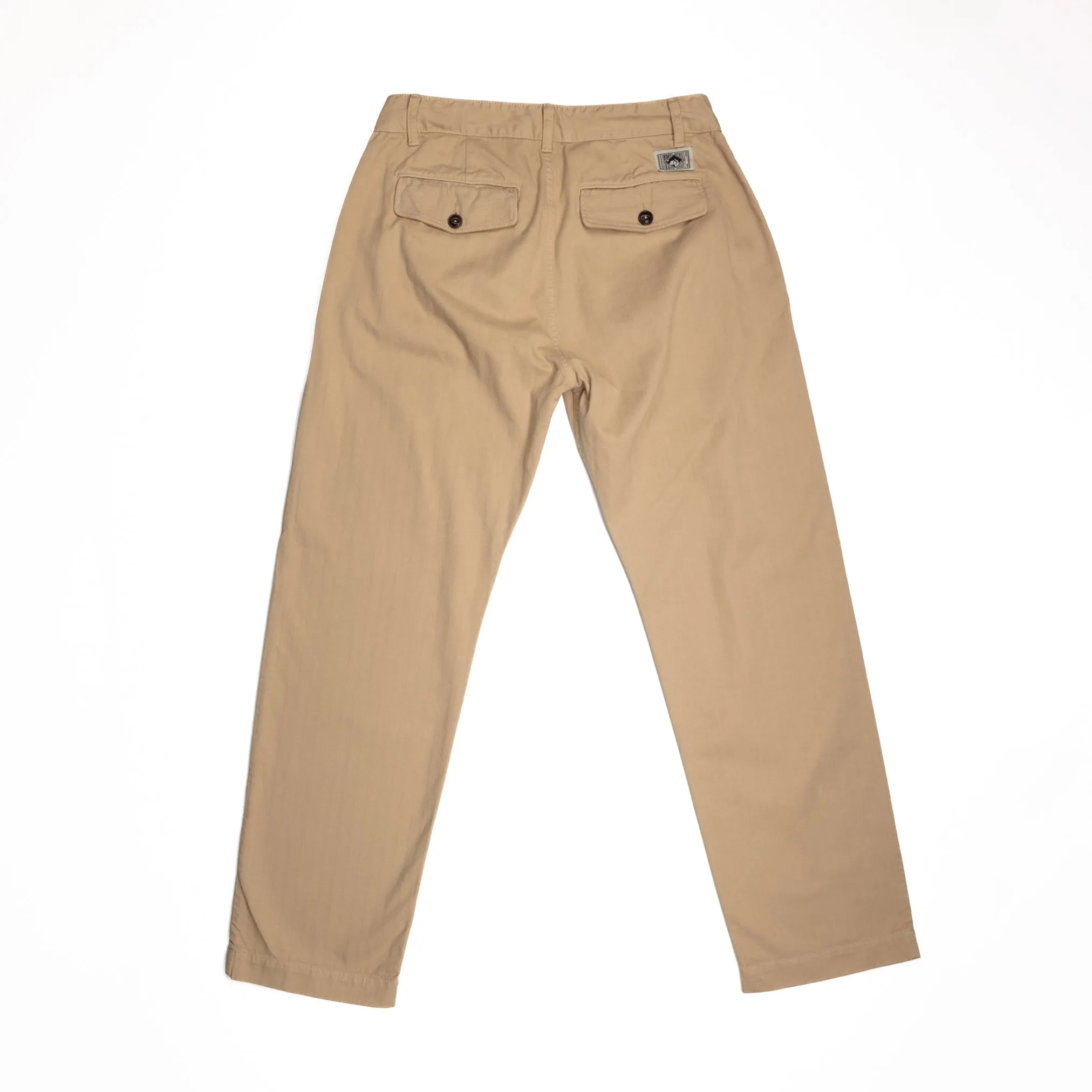 French Chinos in Khaki HBT