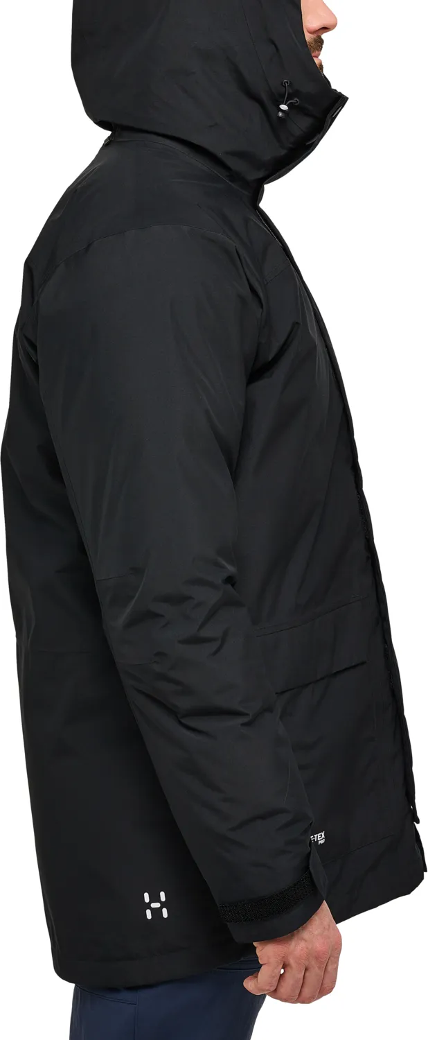 Haglöfs Men&#x27;s Asp 3-in-1 GORE-TEX Parka True Black | Buy Haglöfs Men&#x27;s Asp 3-in-1 GORE-TEX Parka True Black here | Outnorth