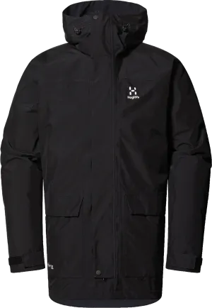 Haglöfs Men&#x27;s Asp 3-in-1 GORE-TEX Parka True Black | Buy Haglöfs Men&#x27;s Asp 3-in-1 GORE-TEX Parka True Black here | Outnorth