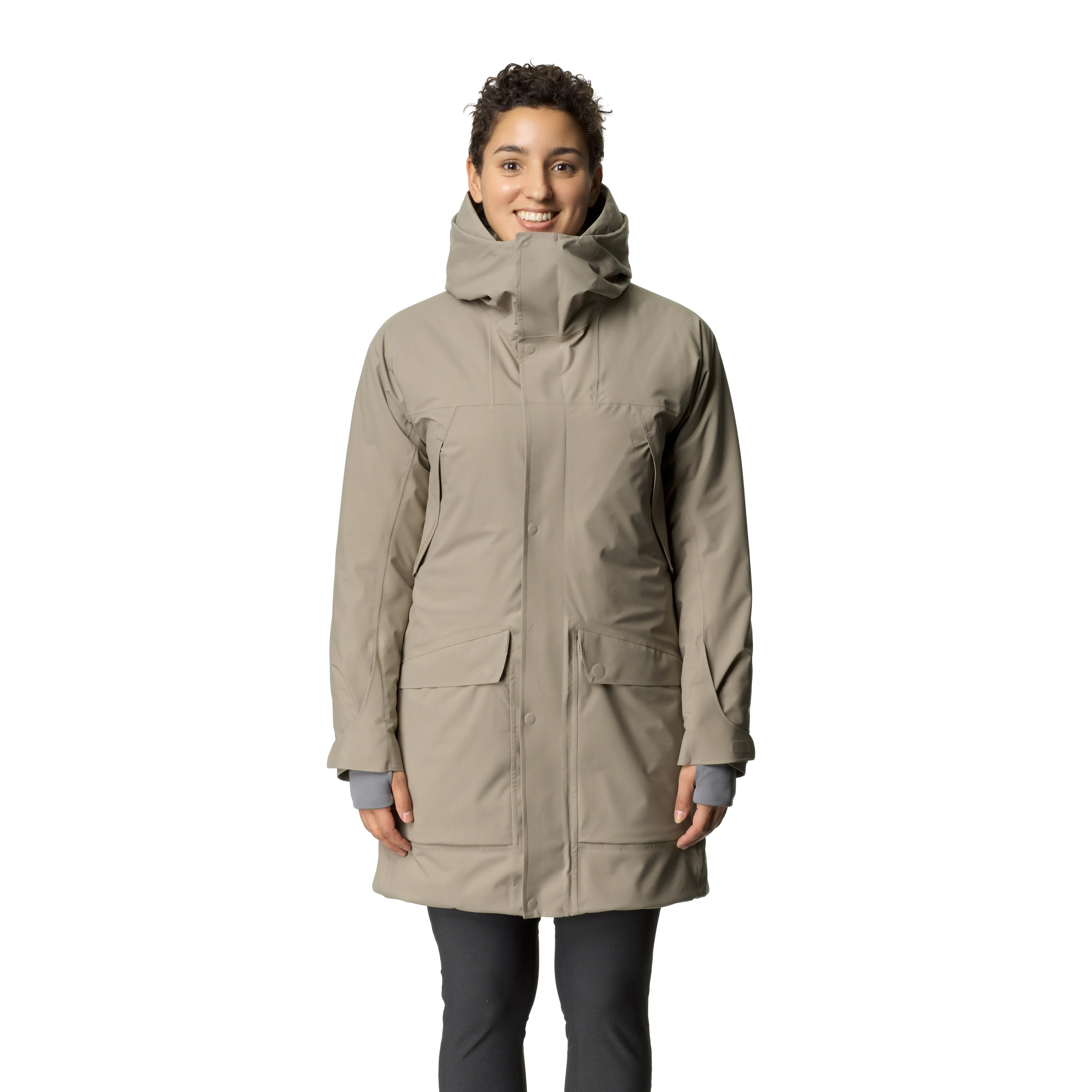 Houdini Women&#x27;s Fall In Parka Reed Beige | Buy Houdini Women&#x27;s Fall In Parka Reed Beige here | Outnorth