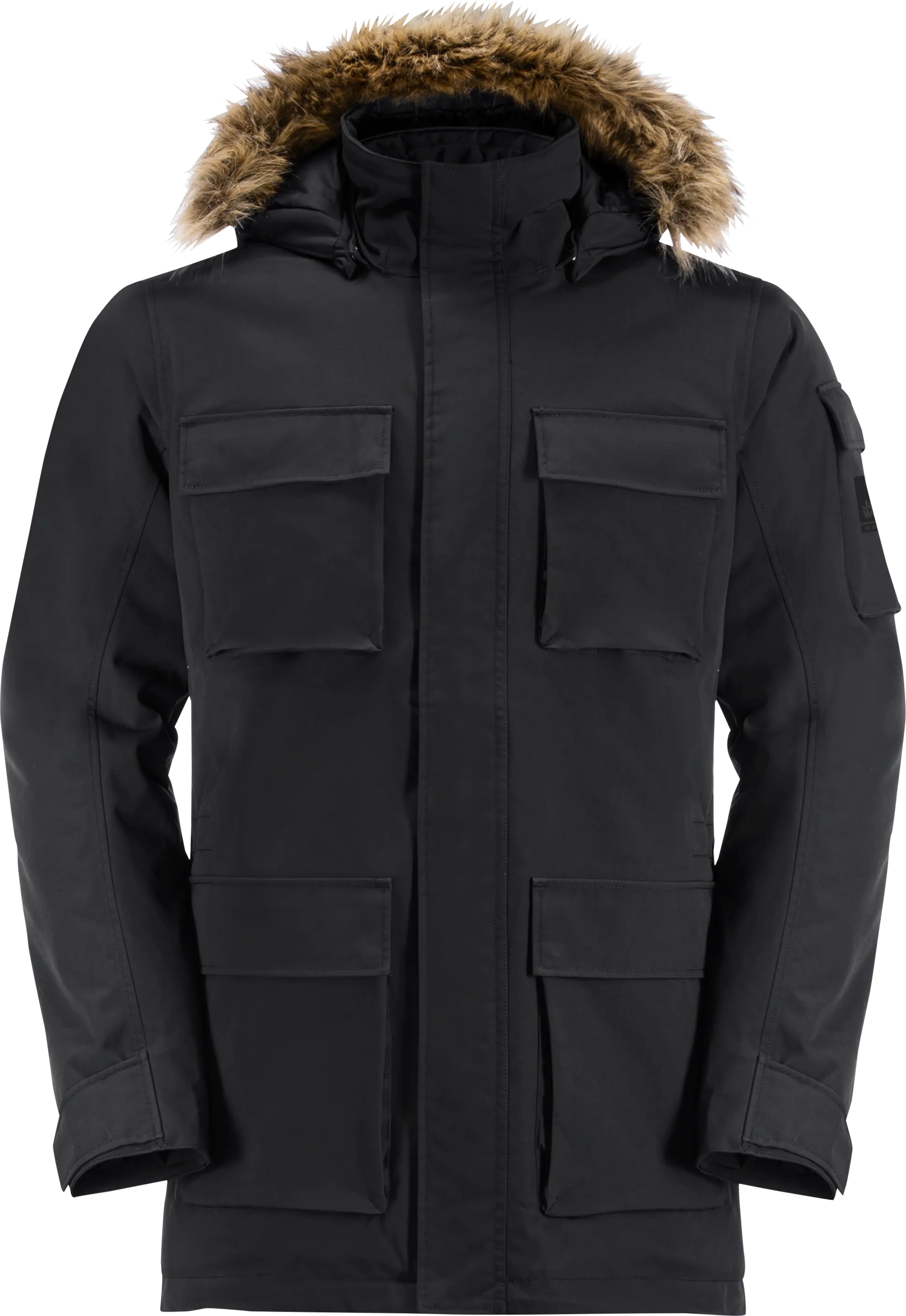 Jack Wolfskin Men&#x27;s Glacier Canyon Parka Black | Buy Jack Wolfskin Men&#x27;s Glacier Canyon Parka Black here | Outnorth