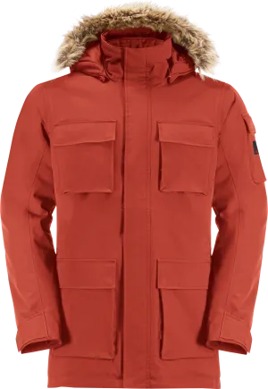 Jack Wolfskin Men&#x27;s Glacier Canyon Parka Intense Rust | Buy Jack Wolfskin Men&#x27;s Glacier Canyon Parka Intense Rust here | Outnorth