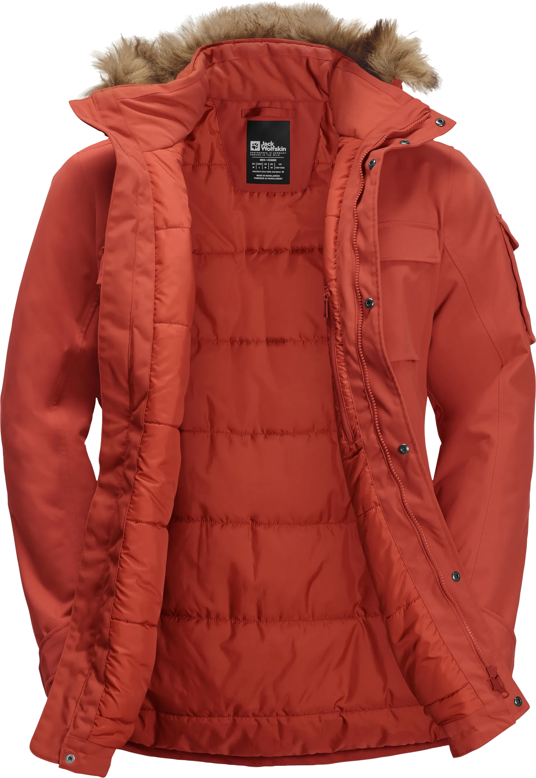 Jack Wolfskin Men&#x27;s Glacier Canyon Parka Intense Rust | Buy Jack Wolfskin Men&#x27;s Glacier Canyon Parka Intense Rust here | Outnorth