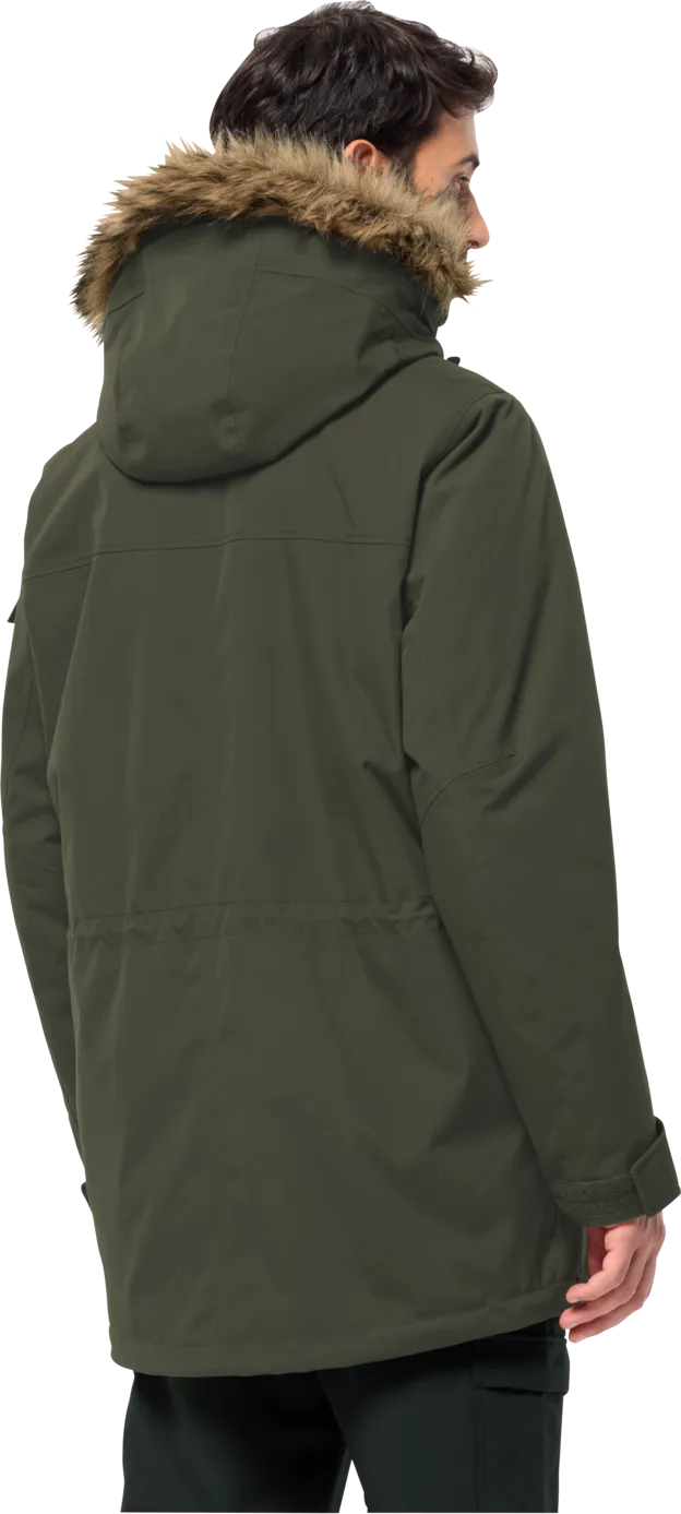 Jack Wolfskin Men&#x27;s Glacier Canyon Parka Island Moss | Buy Jack Wolfskin Men&#x27;s Glacier Canyon Parka Island Moss here | Outnorth