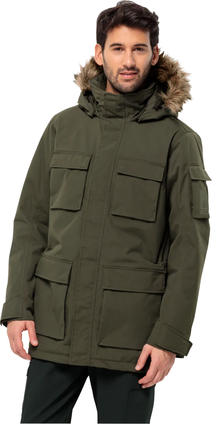 Jack Wolfskin Men&#x27;s Glacier Canyon Parka Island Moss | Buy Jack Wolfskin Men&#x27;s Glacier Canyon Parka Island Moss here | Outnorth