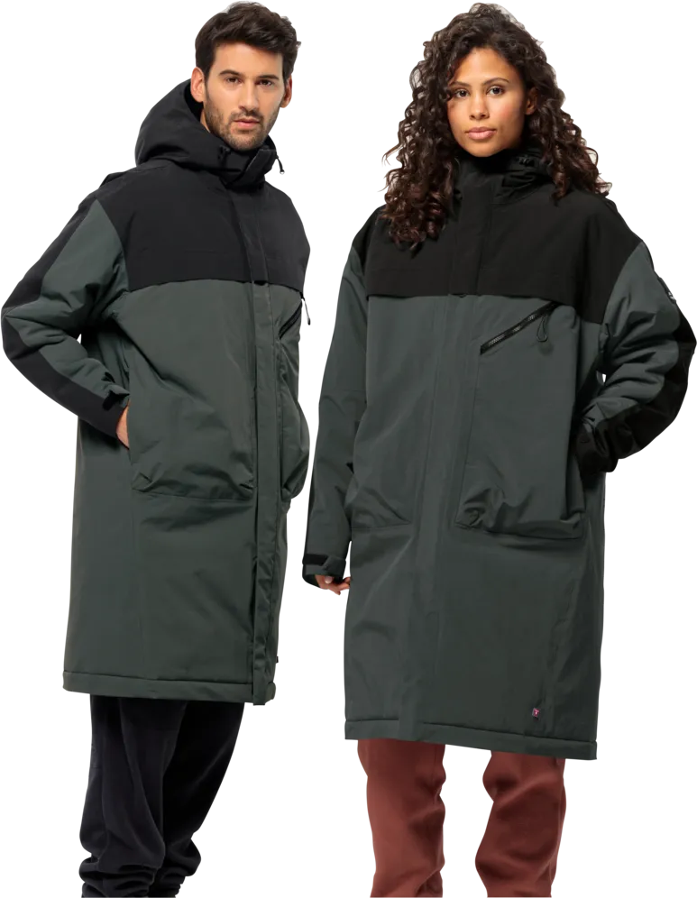 Jack Wolfskin Unisex Heumarkt 2-Layer Parka Slate Green | Buy Jack Wolfskin Unisex Heumarkt 2-Layer Parka Slate Green here | Outnorth