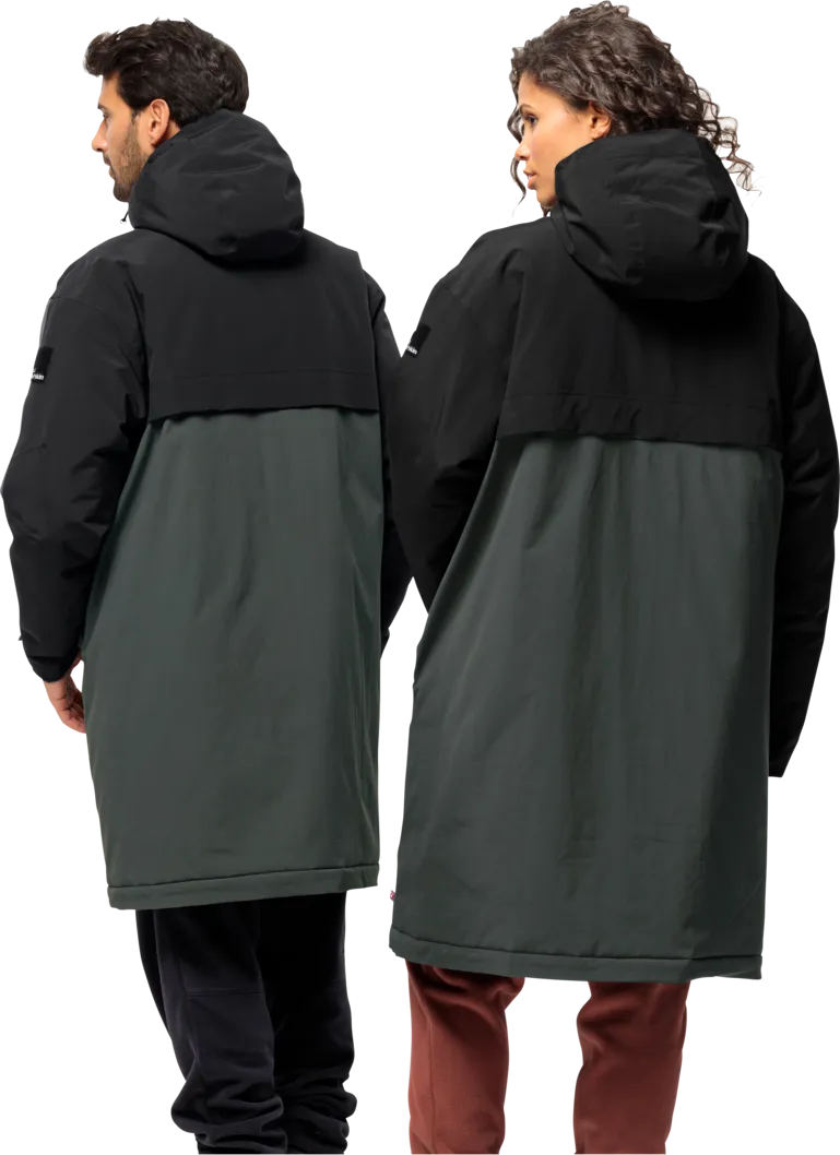 Jack Wolfskin Unisex Heumarkt 2-Layer Parka Slate Green | Buy Jack Wolfskin Unisex Heumarkt 2-Layer Parka Slate Green here | Outnorth