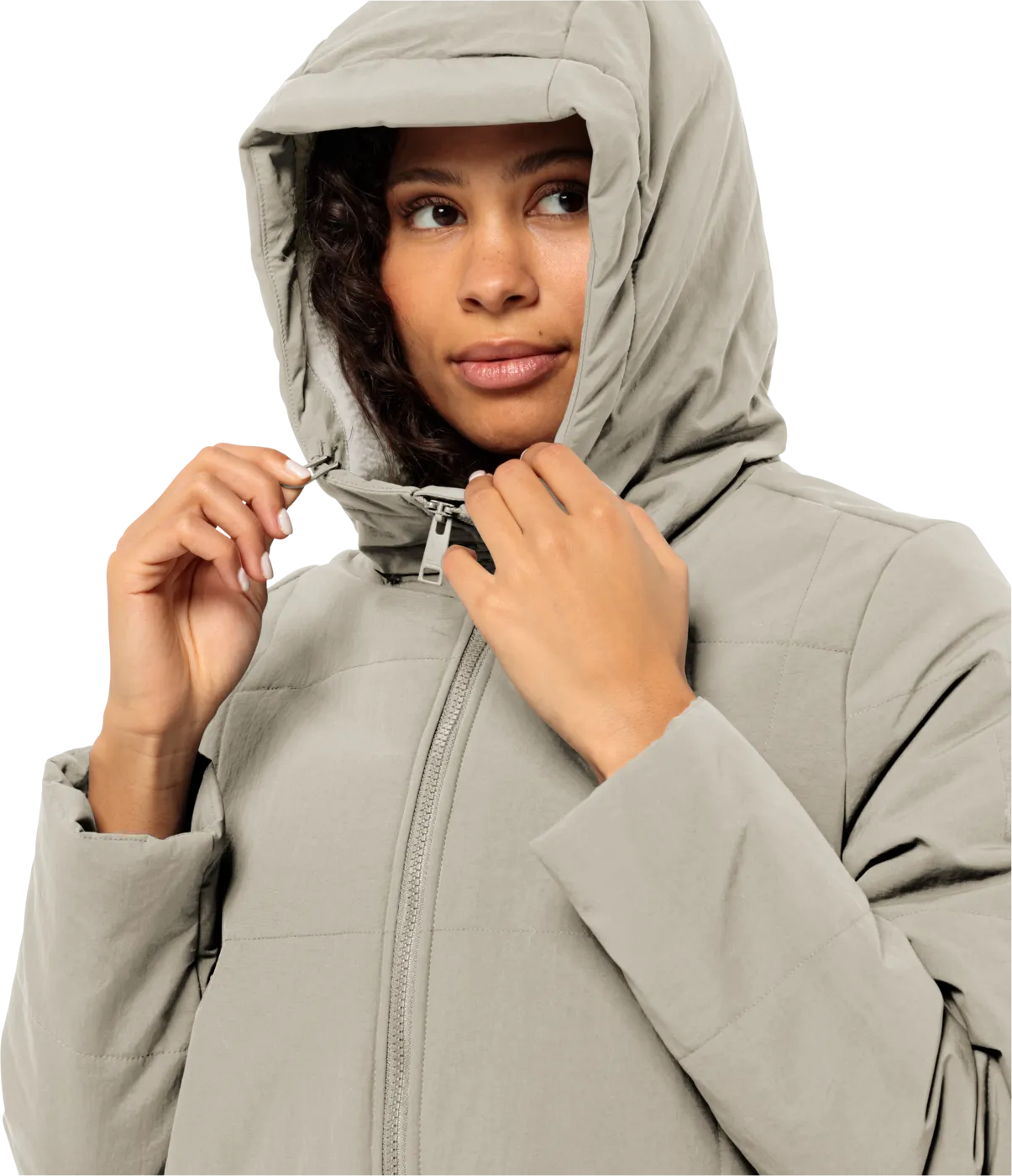 Jack Wolfskin Women&#x27;s White Frost Parka Dusty Grey | Buy Jack Wolfskin Women&#x27;s White Frost Parka Dusty Grey here | Outnorth