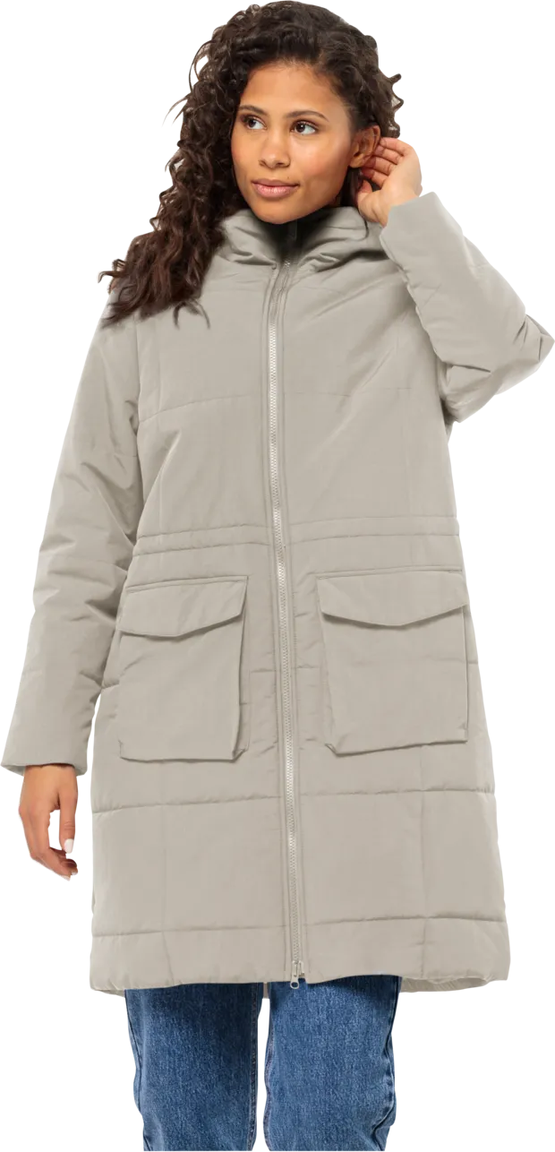 Jack Wolfskin Women&#x27;s White Frost Parka Dusty Grey | Buy Jack Wolfskin Women&#x27;s White Frost Parka Dusty Grey here | Outnorth