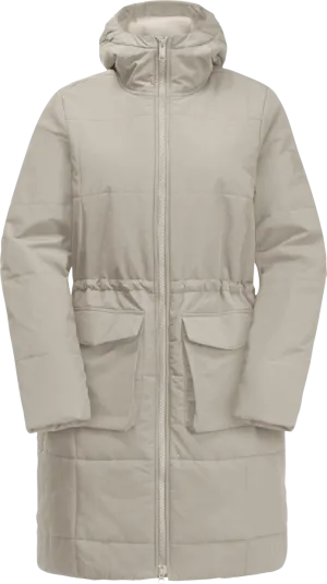 Jack Wolfskin Women&#x27;s White Frost Parka Dusty Grey | Buy Jack Wolfskin Women&#x27;s White Frost Parka Dusty Grey here | Outnorth