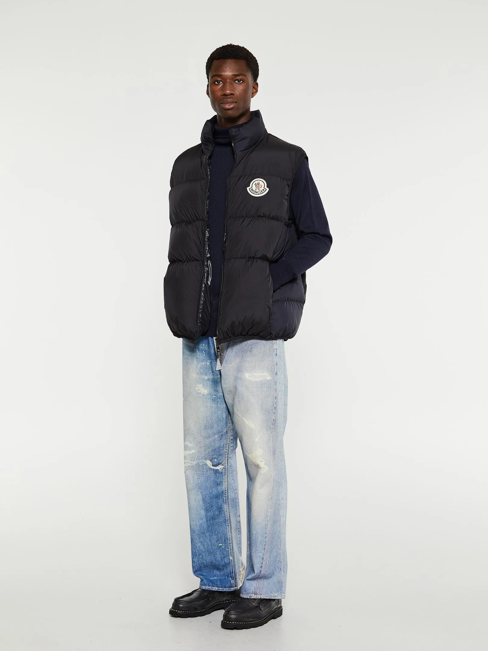 Marine Turtleneck in Navy Blue