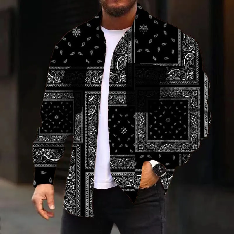 MEN'S FASHIONABLE CASUAL CORDUROY JACKET 24595617YM