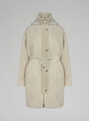 PARKA IN ALPACA E LANA