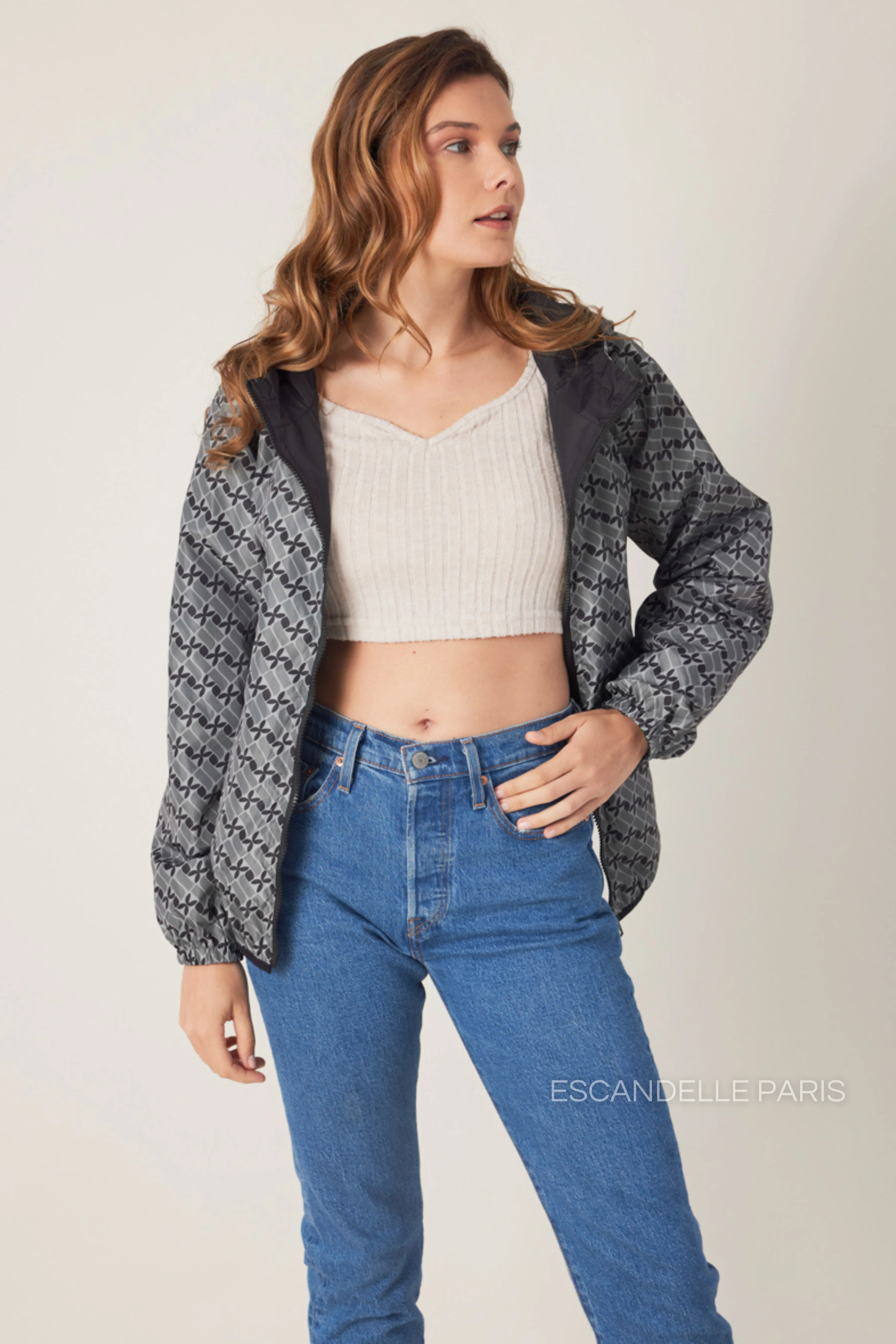 Parka réversible à imprimés