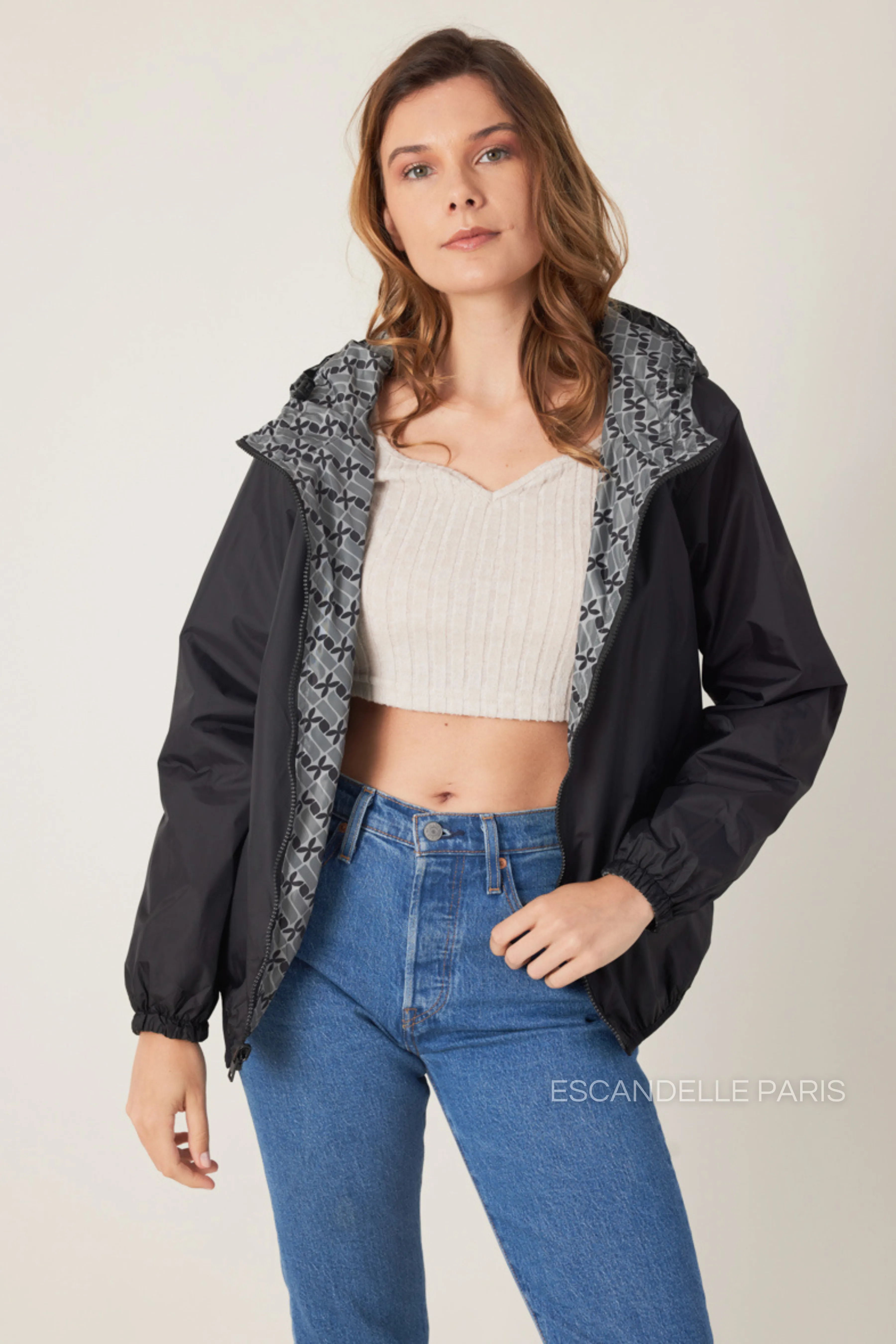 Parka réversible à imprimés