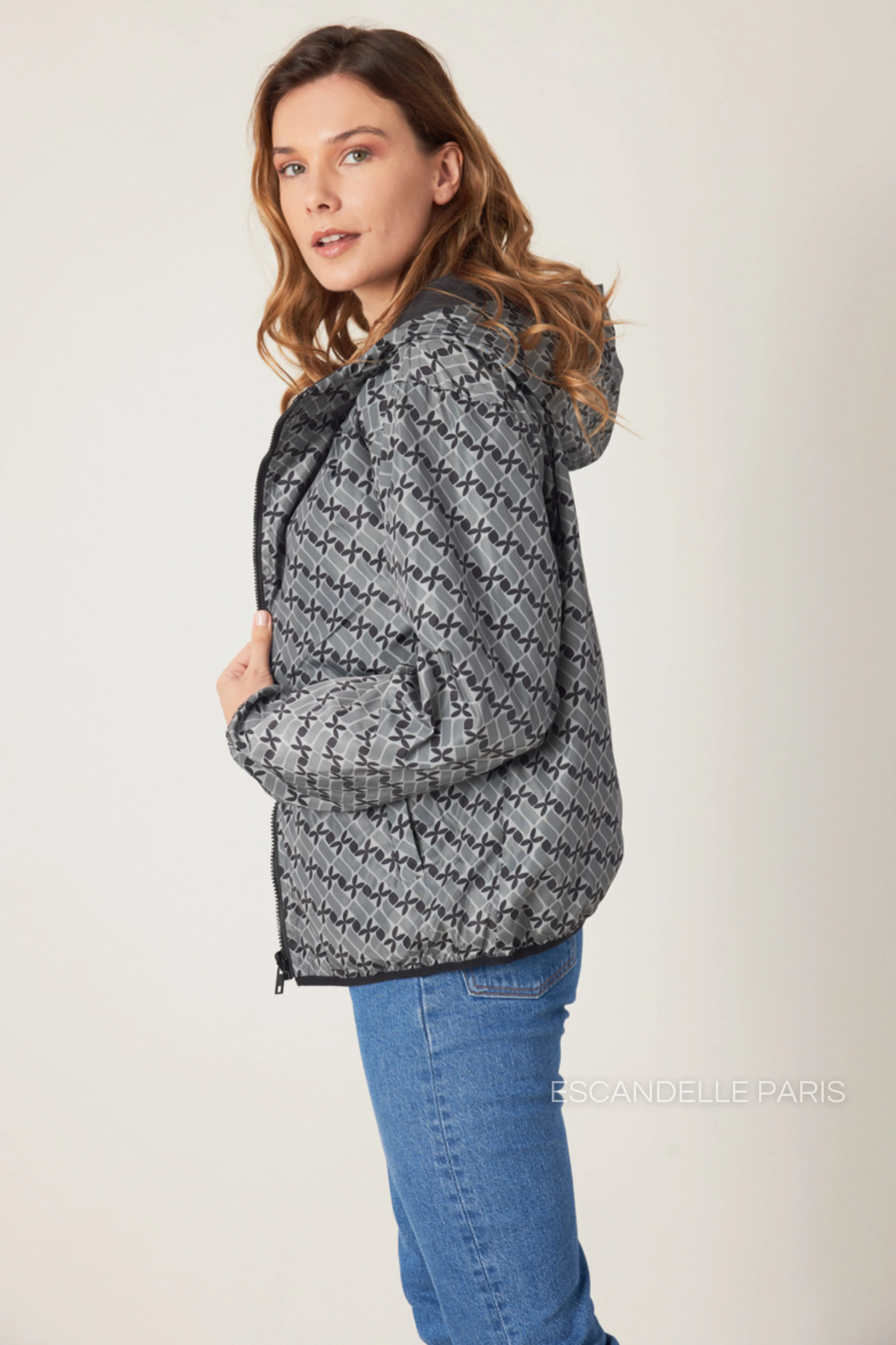 Parka réversible à imprimés
