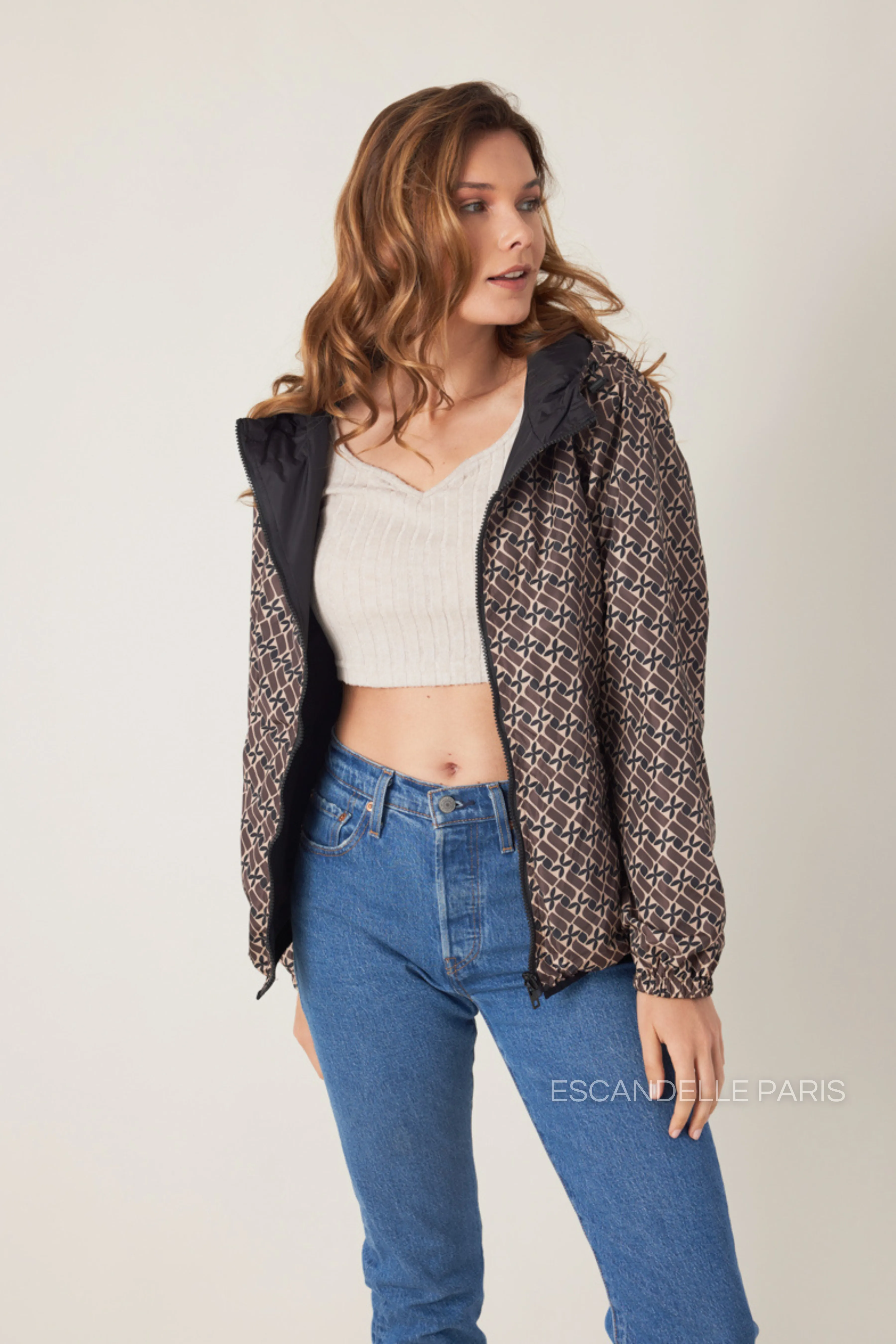 Parka réversible à imprimés