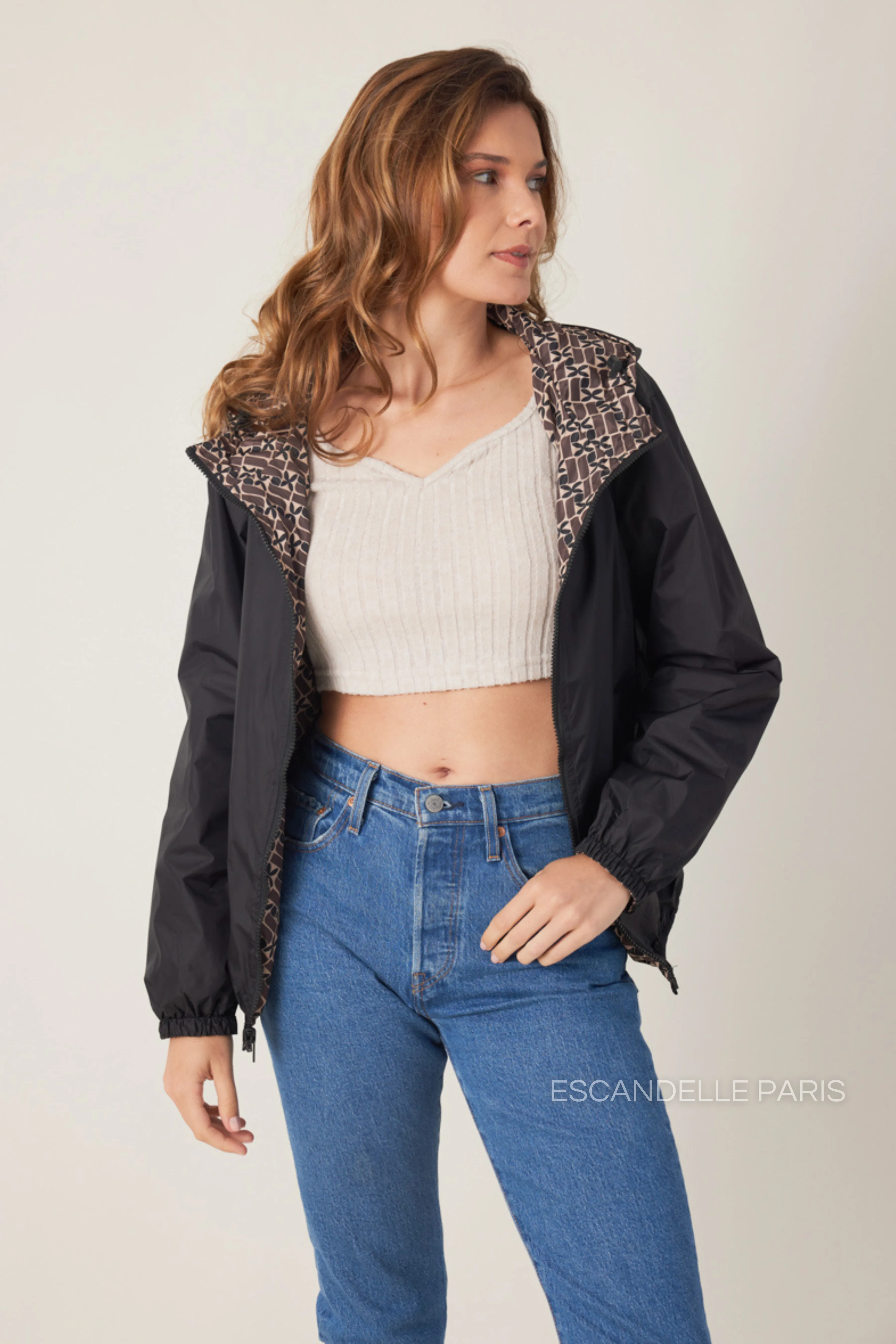 Parka réversible à imprimés