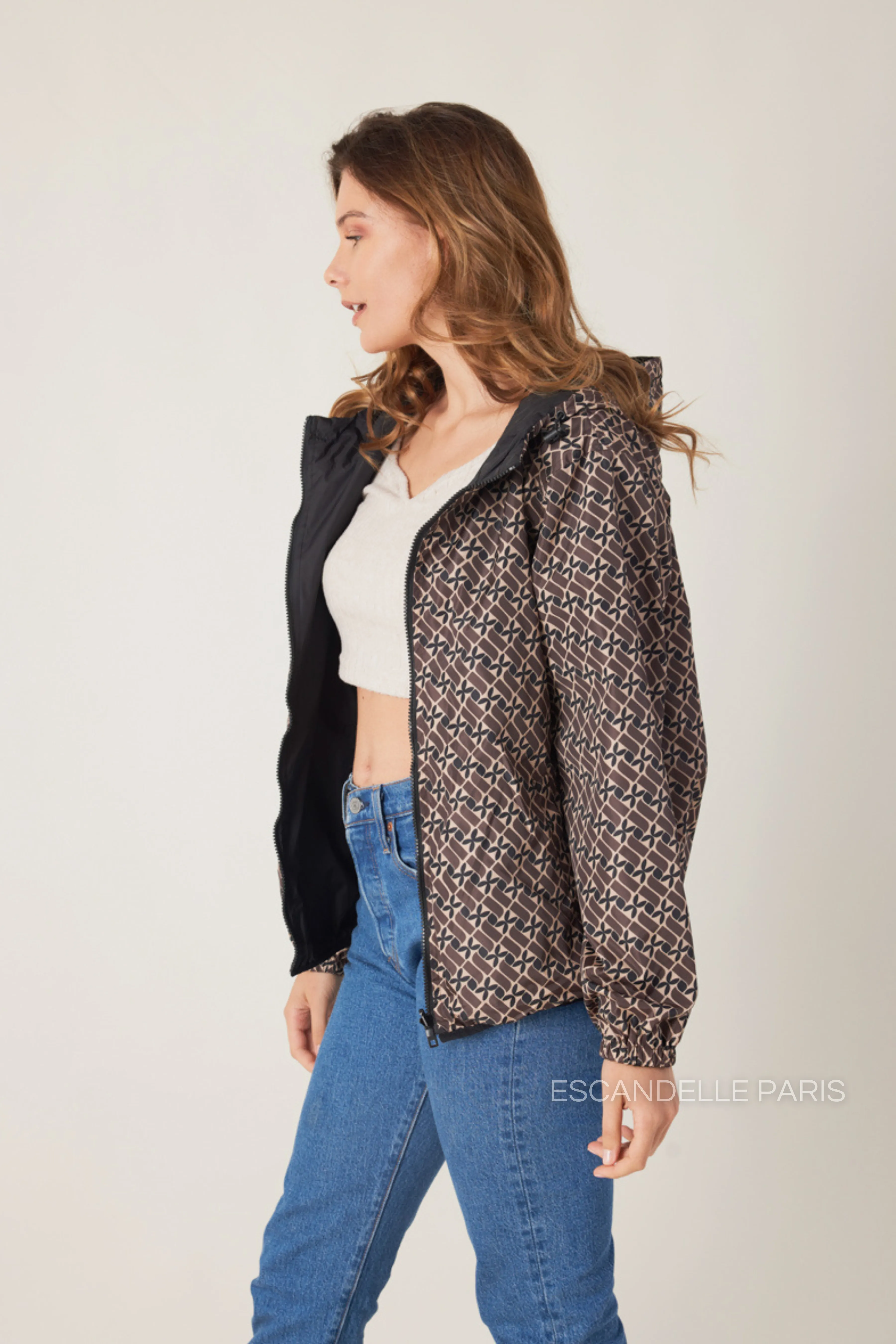 Parka réversible à imprimés