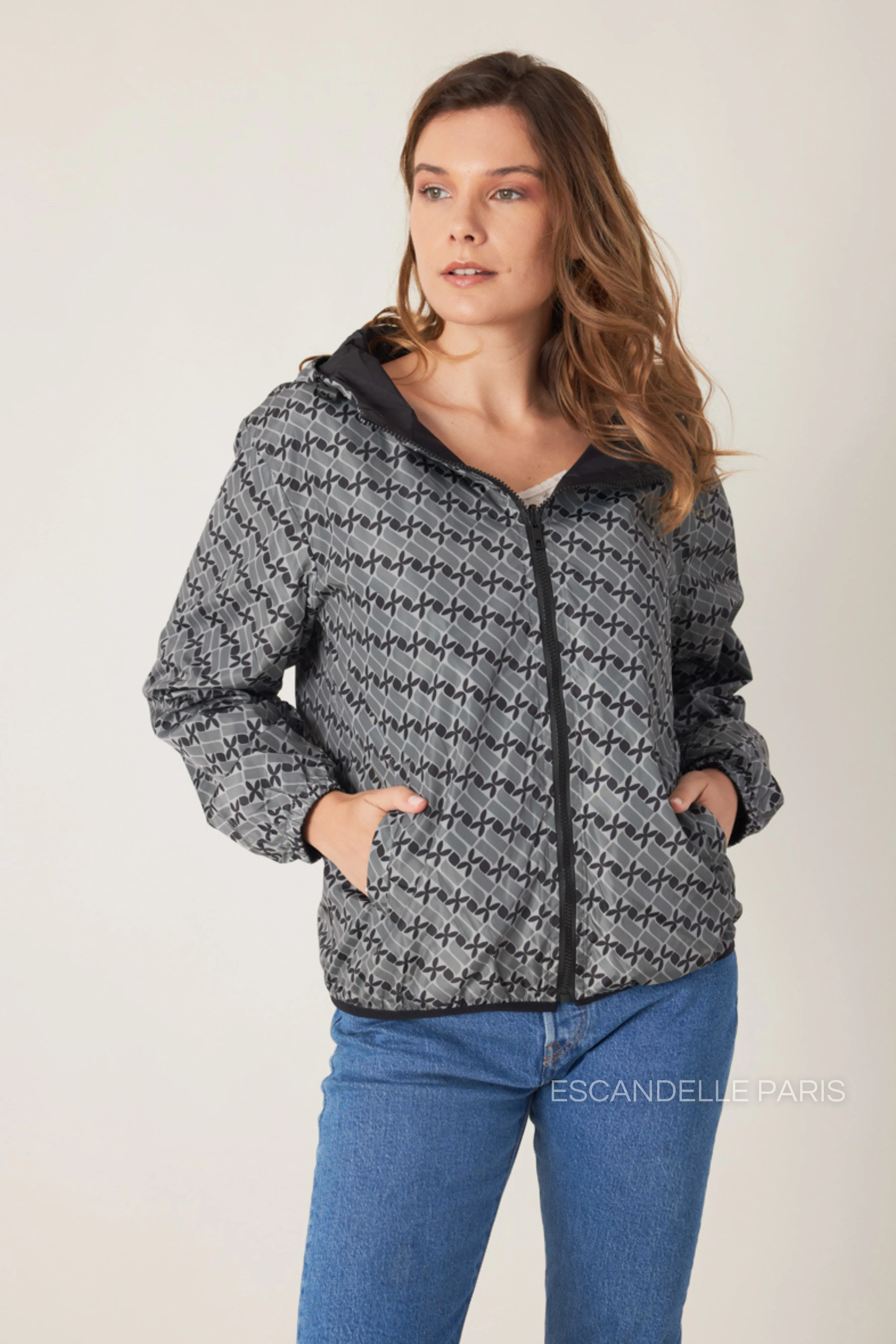 Parka réversible à imprimés