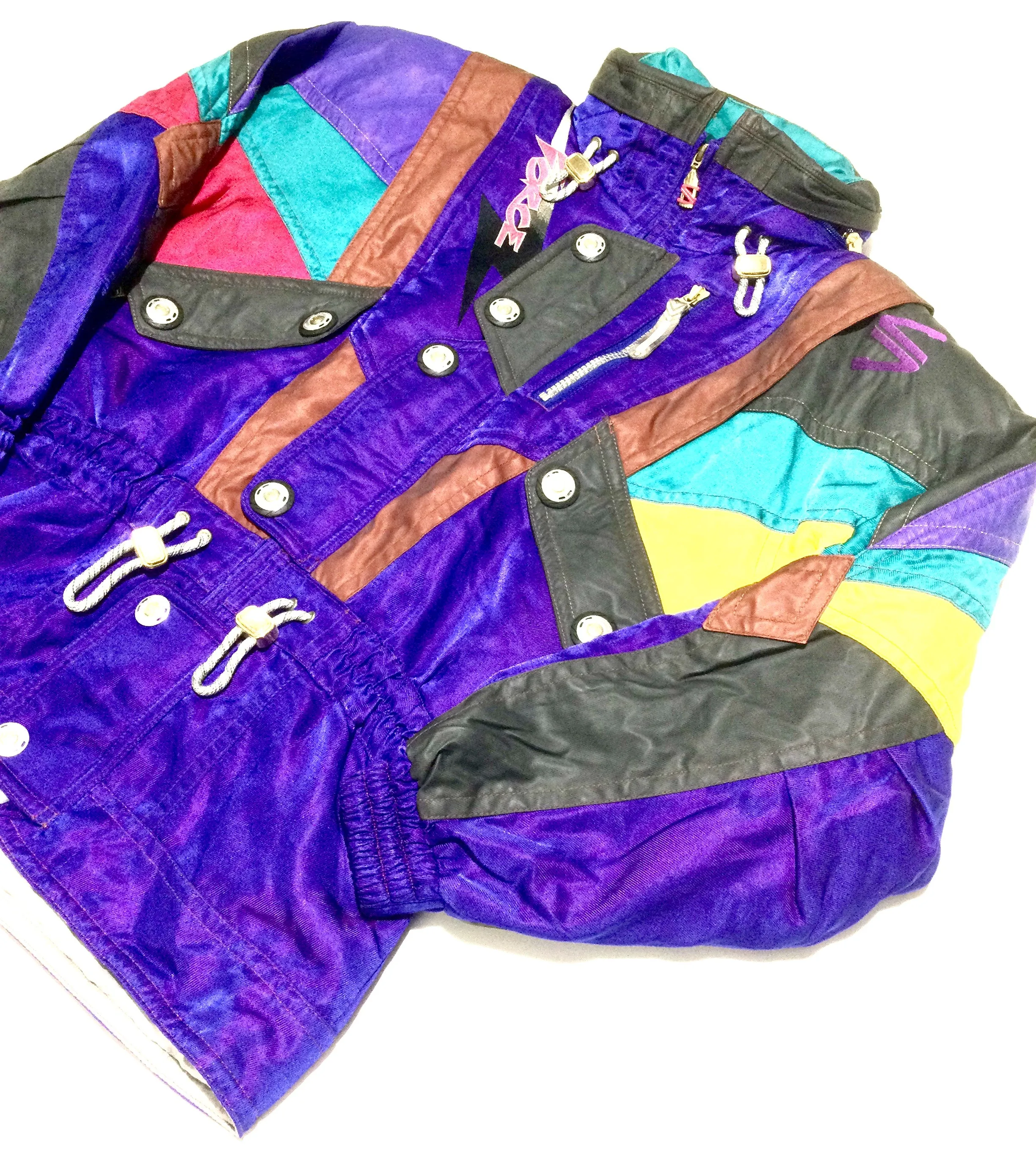 Purple Multi Color Block Parka by Salomon